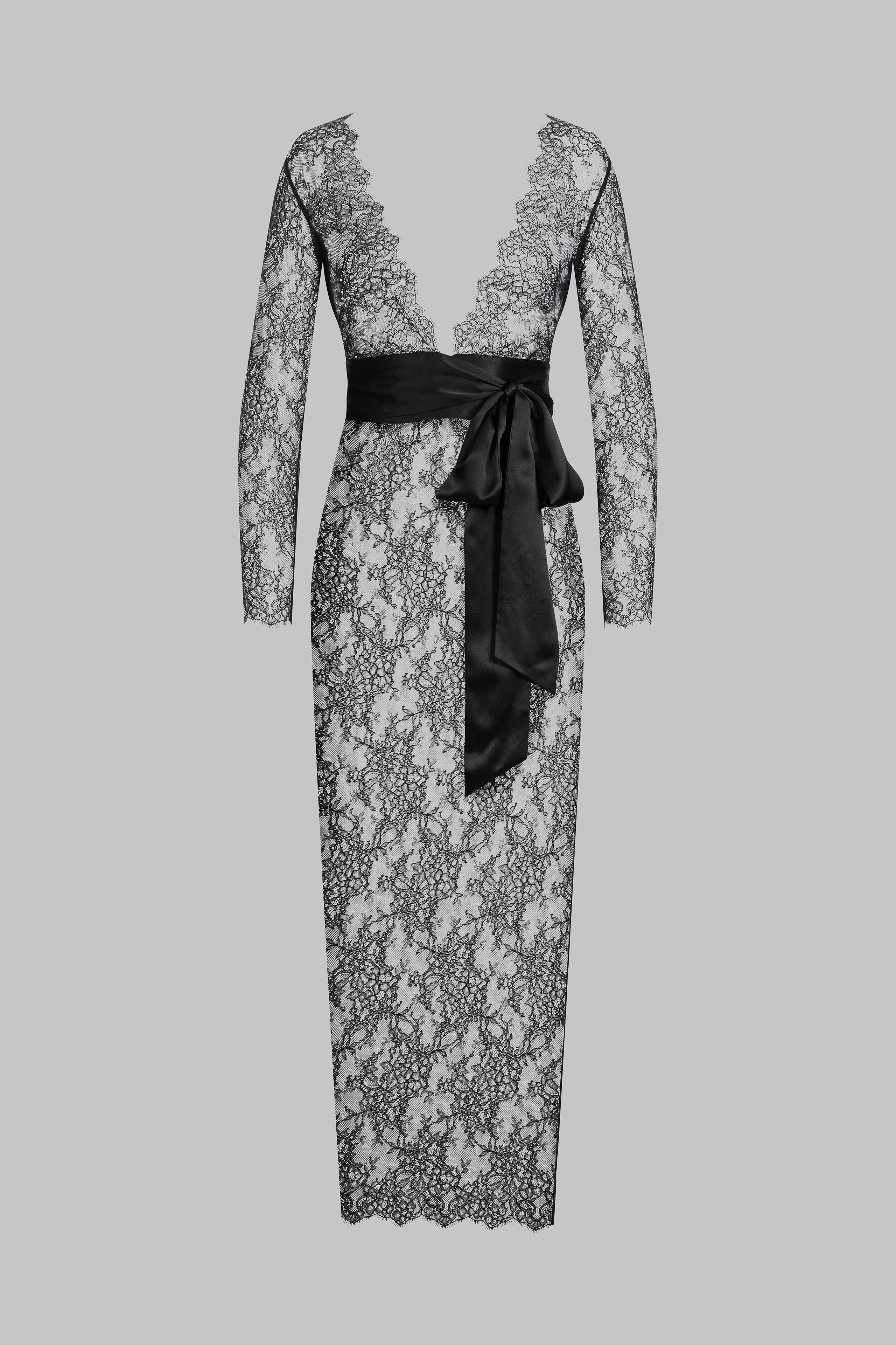 Langes Wickelkleid - Rendez-Vous Privat