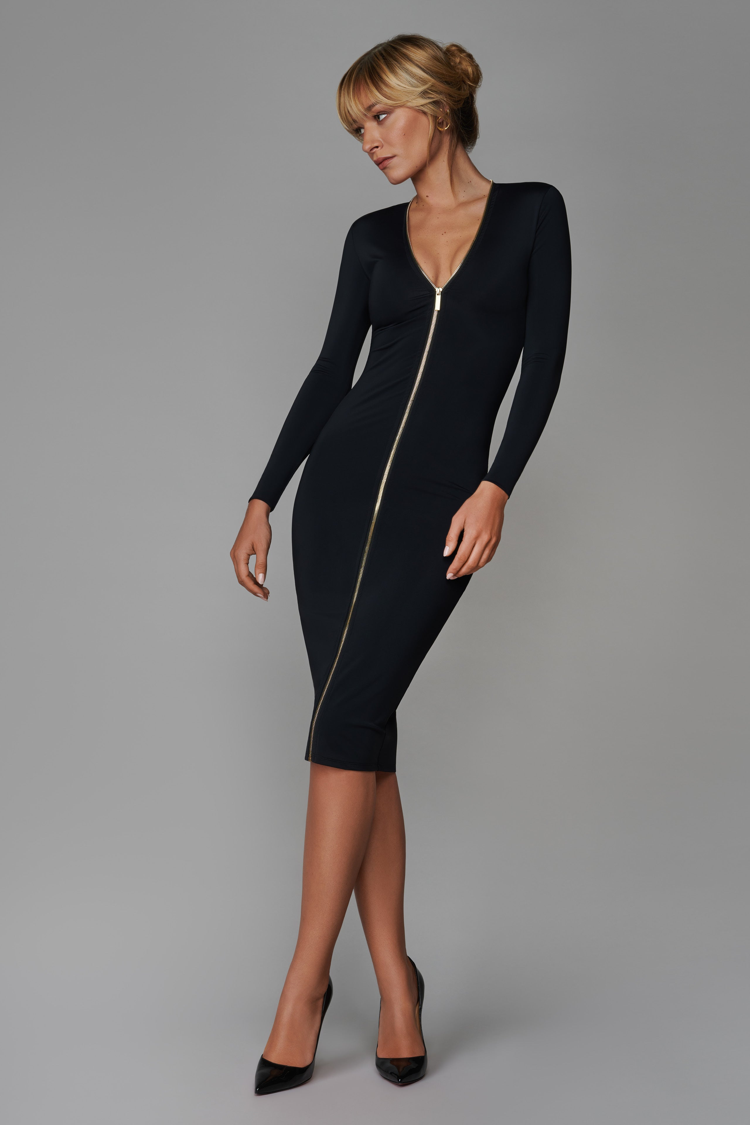 021 Kleid mit Reißverschluss - Le Vestiaire