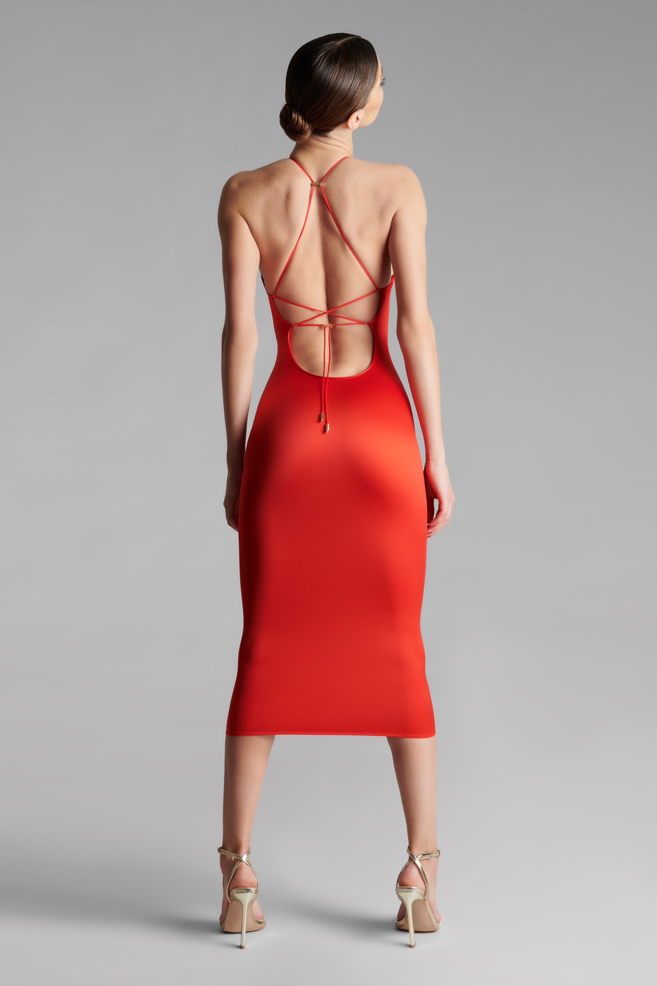 Midikleid mit offenem Rücken - French Kiss