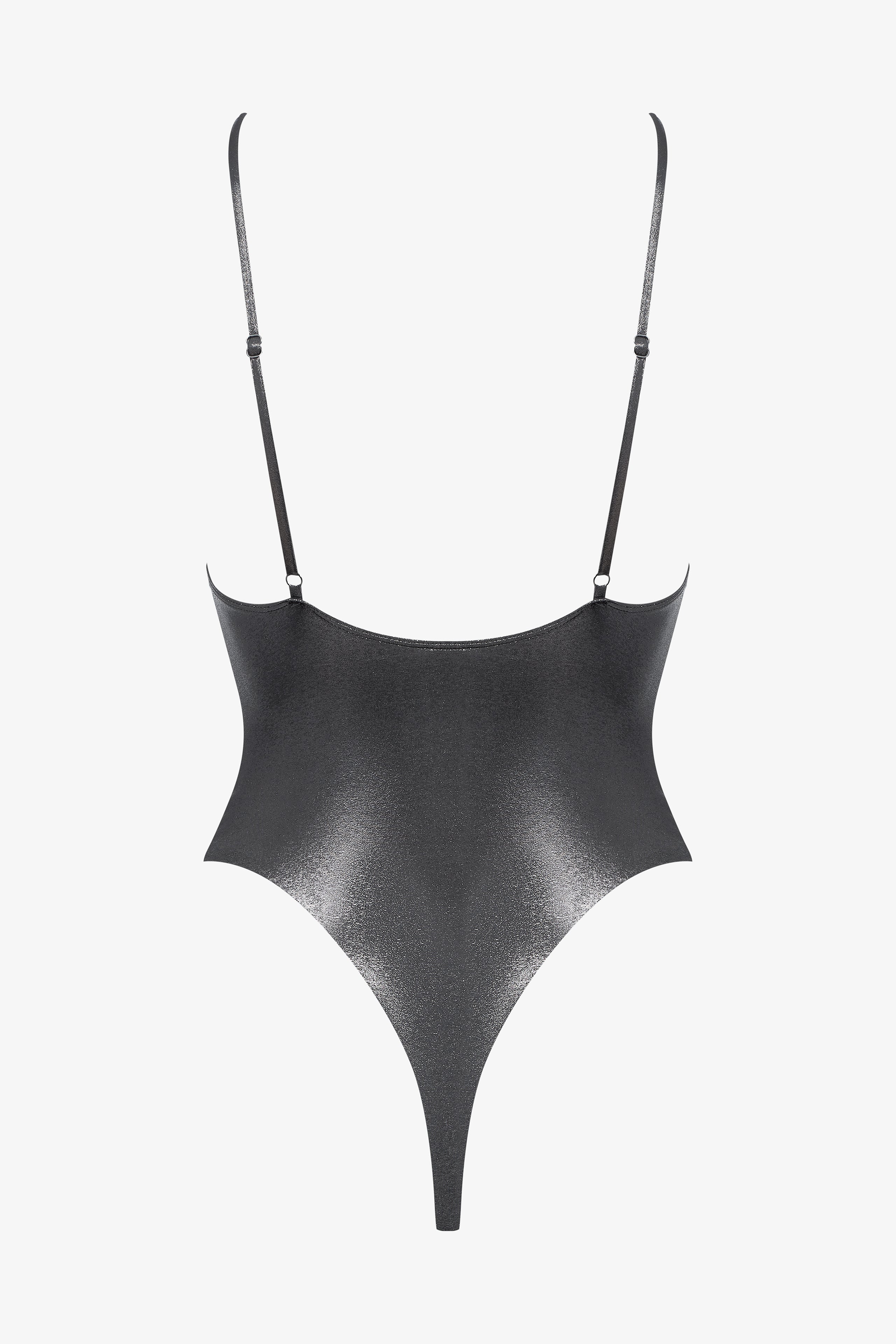 Einteiliger Badeanzug mit Trägern - Splash