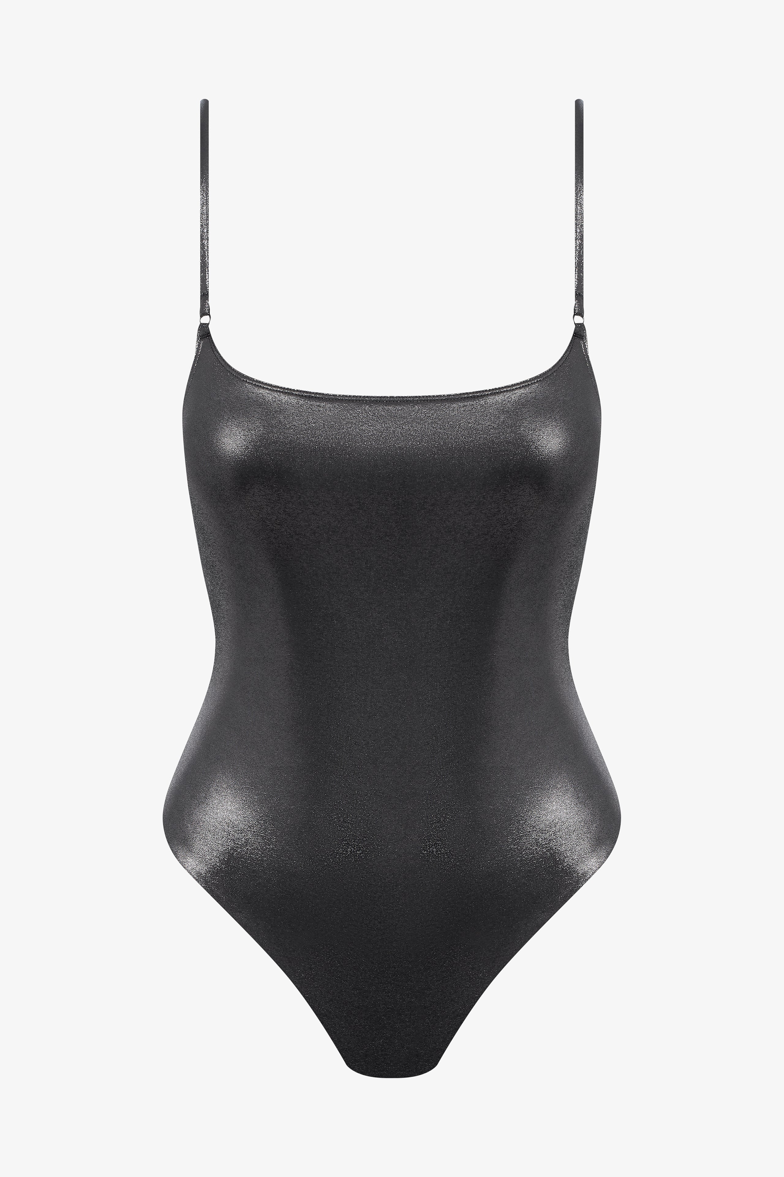 Einteiliger Badeanzug mit Trägern - Splash