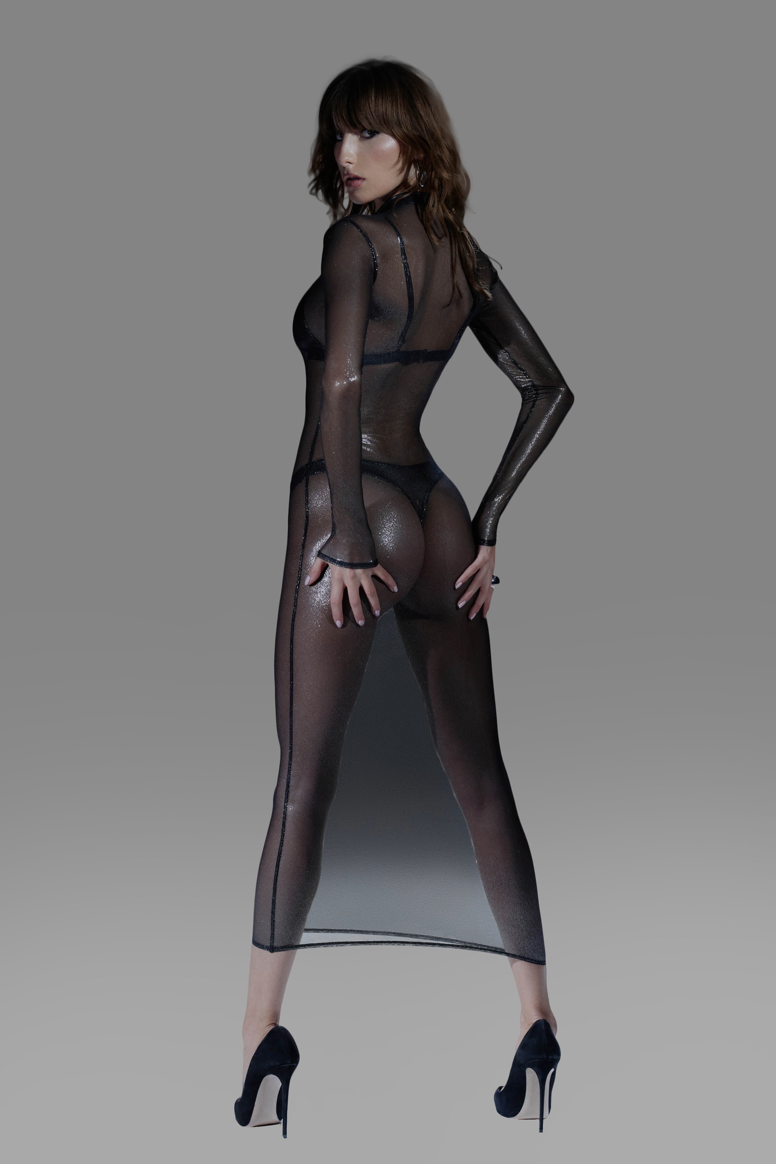 Langes Kleid Mesh - 24 Secret Days