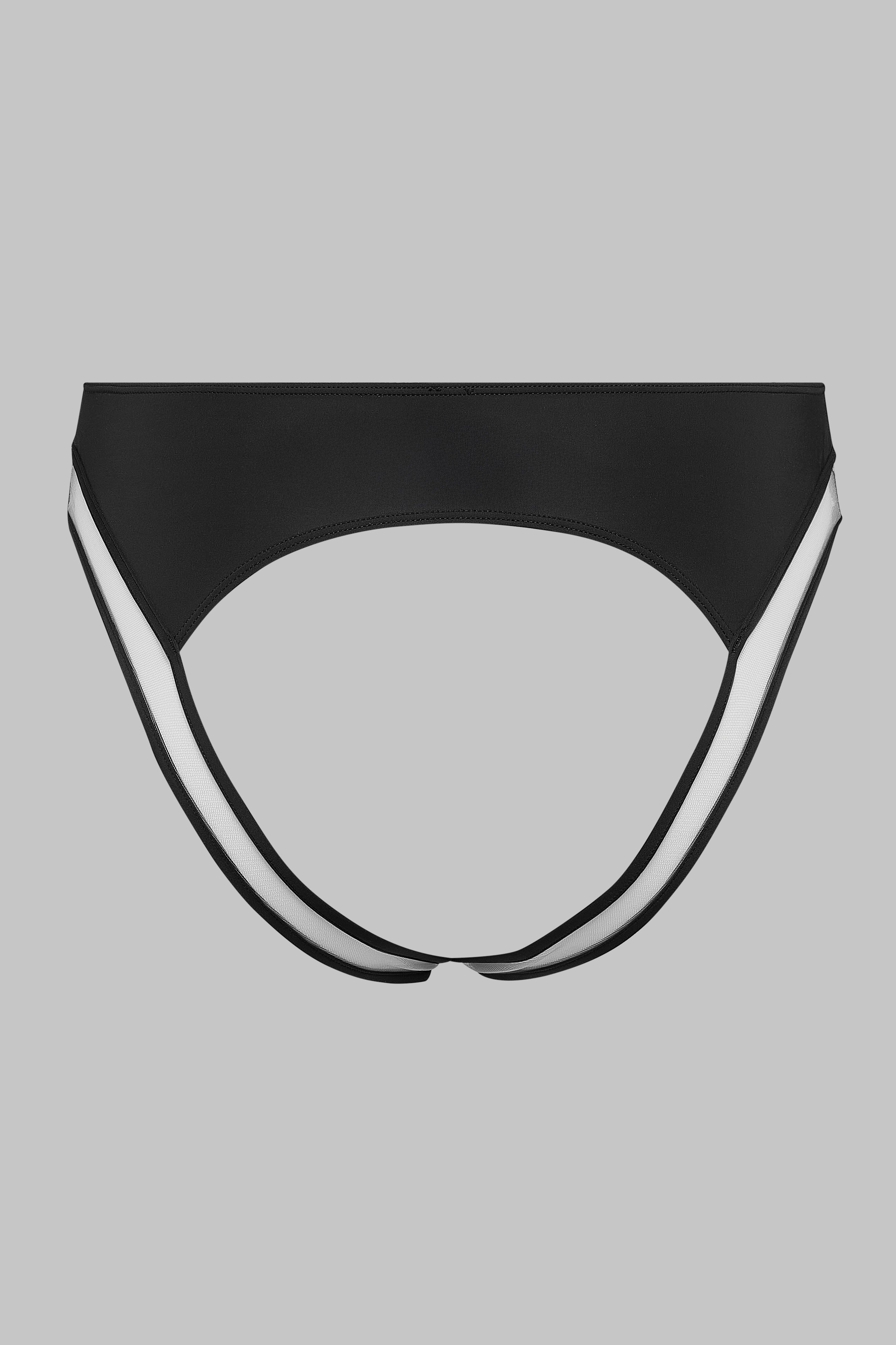 Hochtaille-Slip mit Öffnung - Pure Tentation