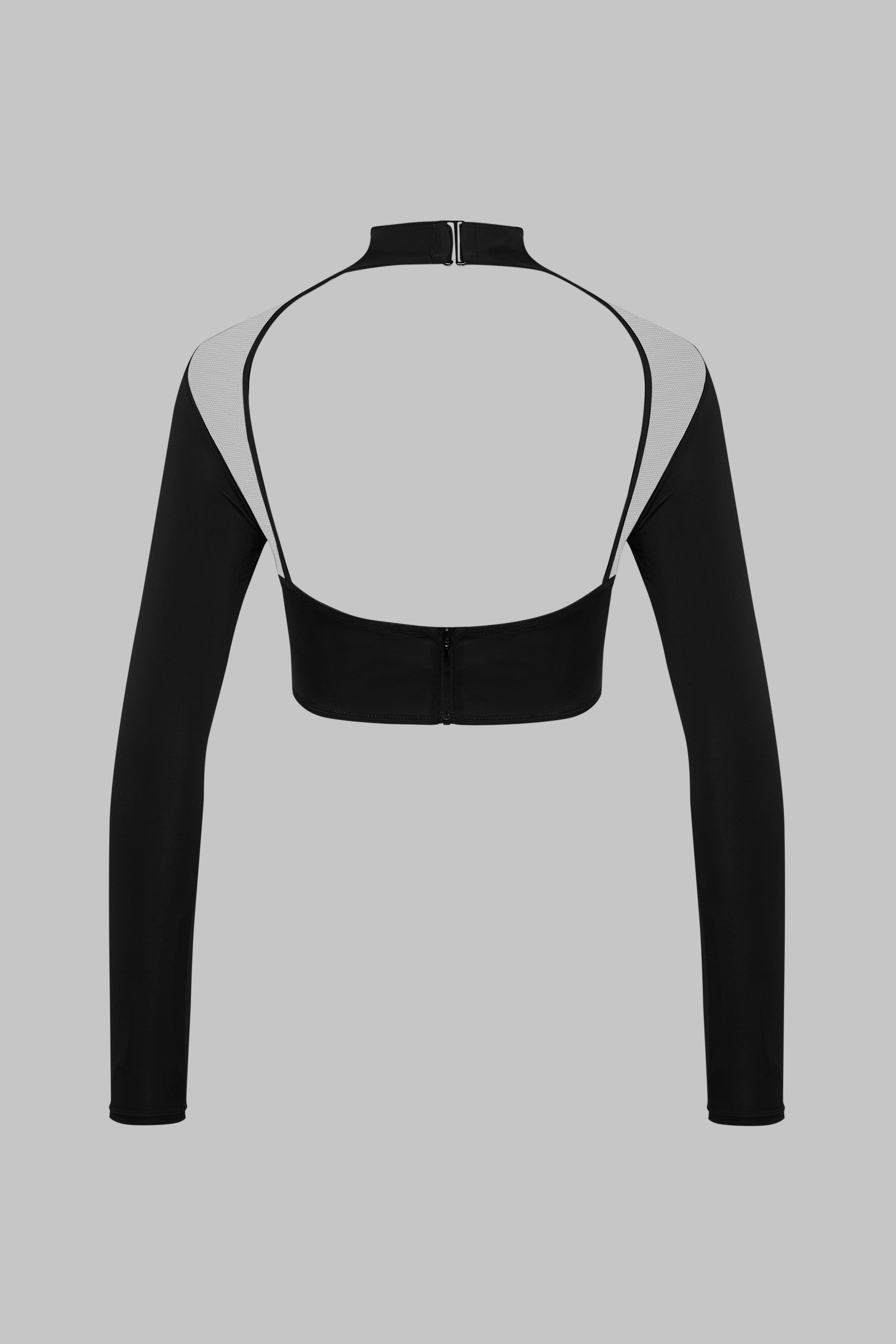 Transparenter Langarm-Top - Pure Tentation