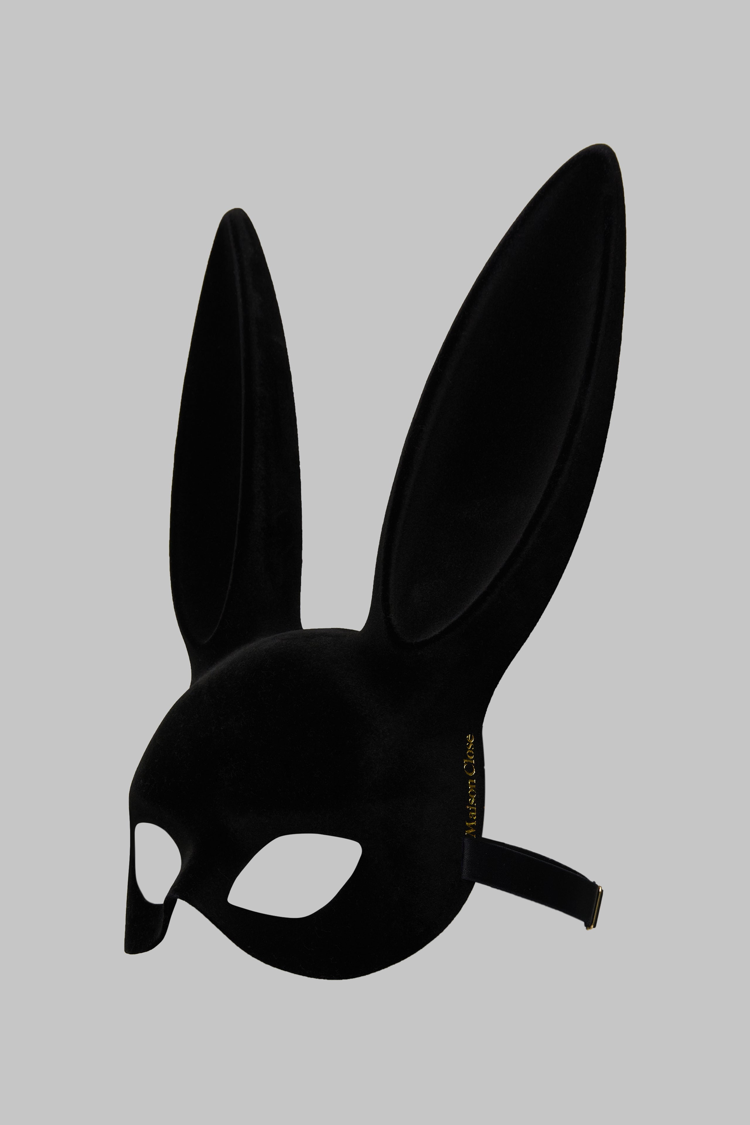 Samt-hasenmaske mit pompon - Bunny