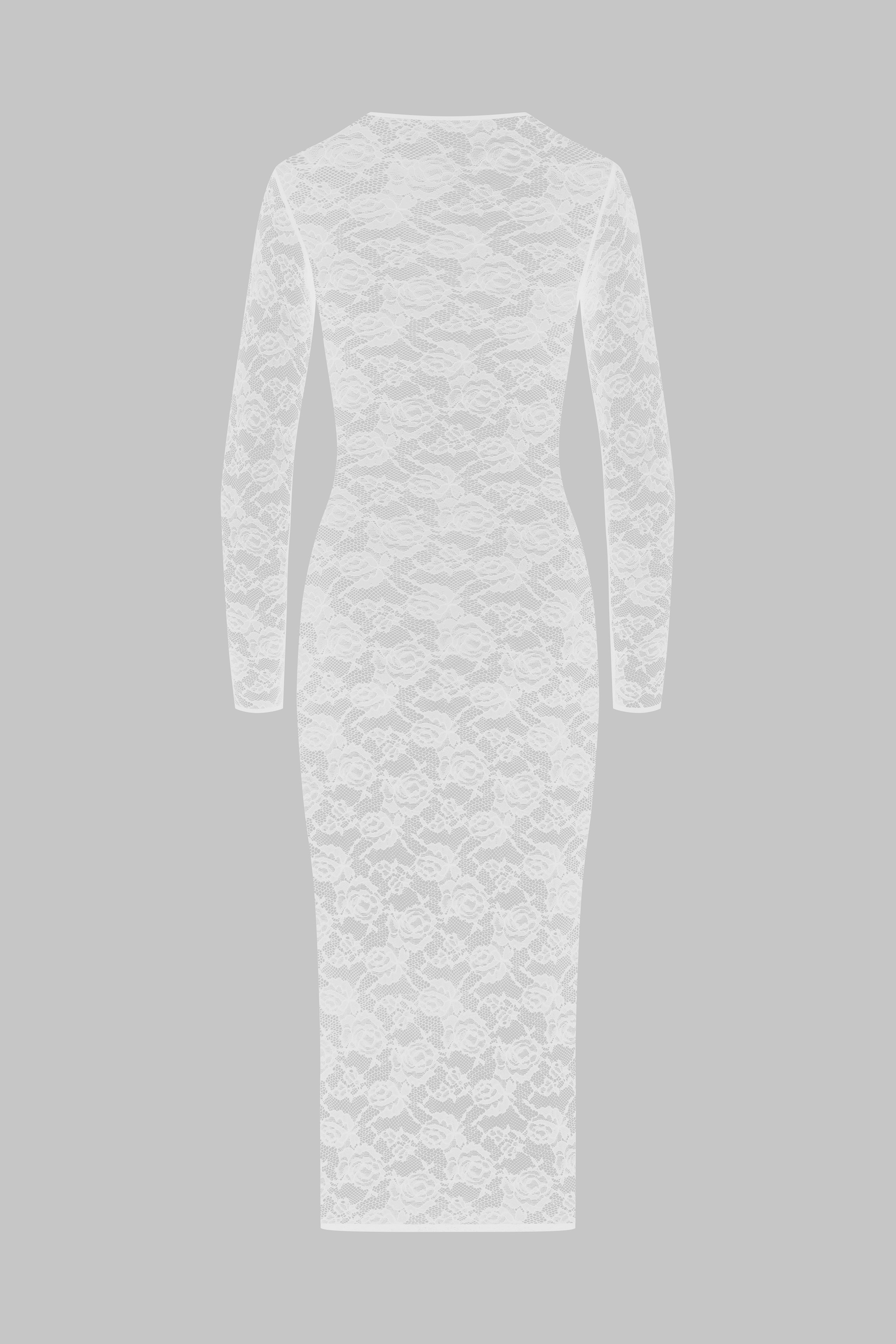 Langärmliges Midikleid - Flashback