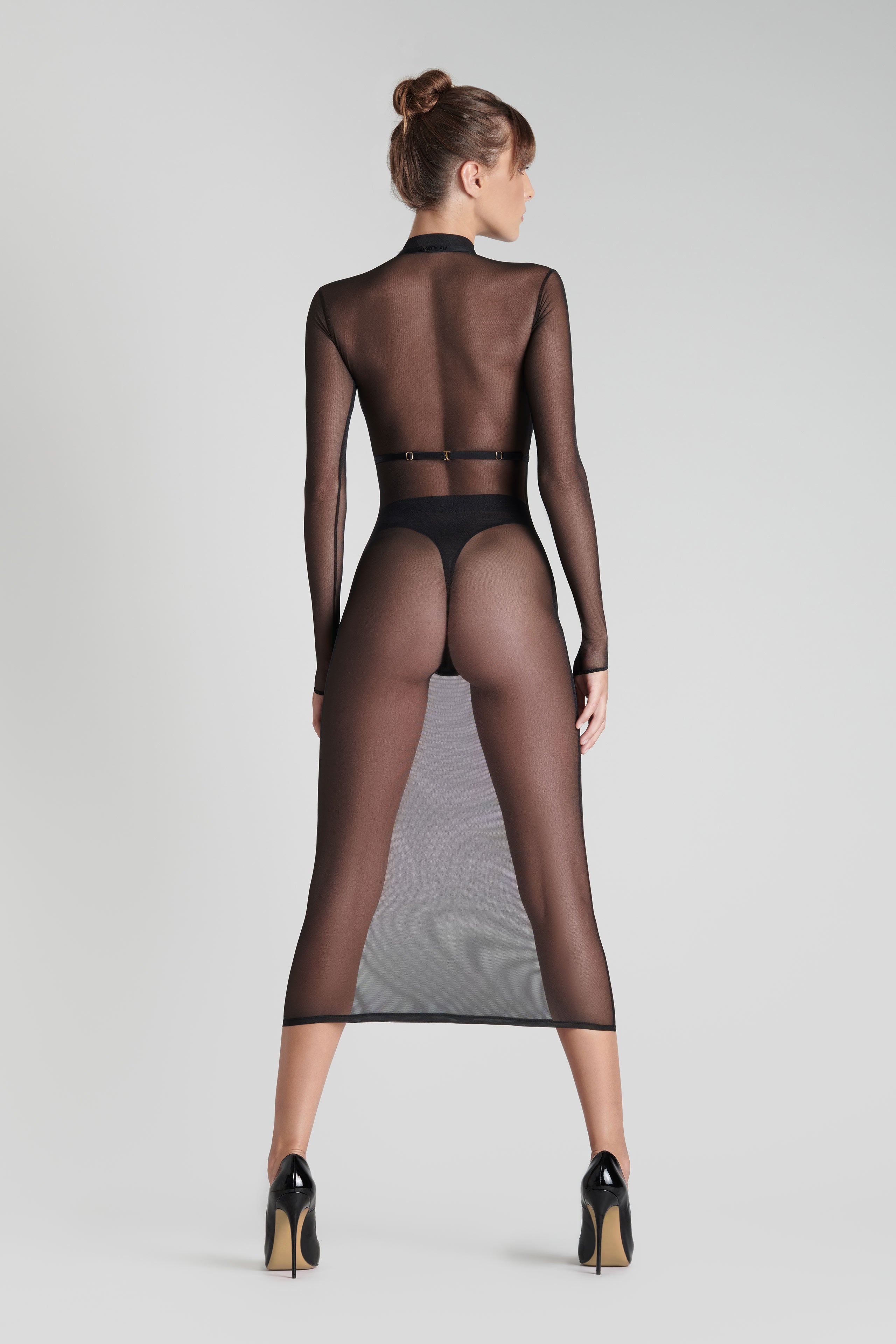 Midi-Kleid mit harness - Corps à Corps