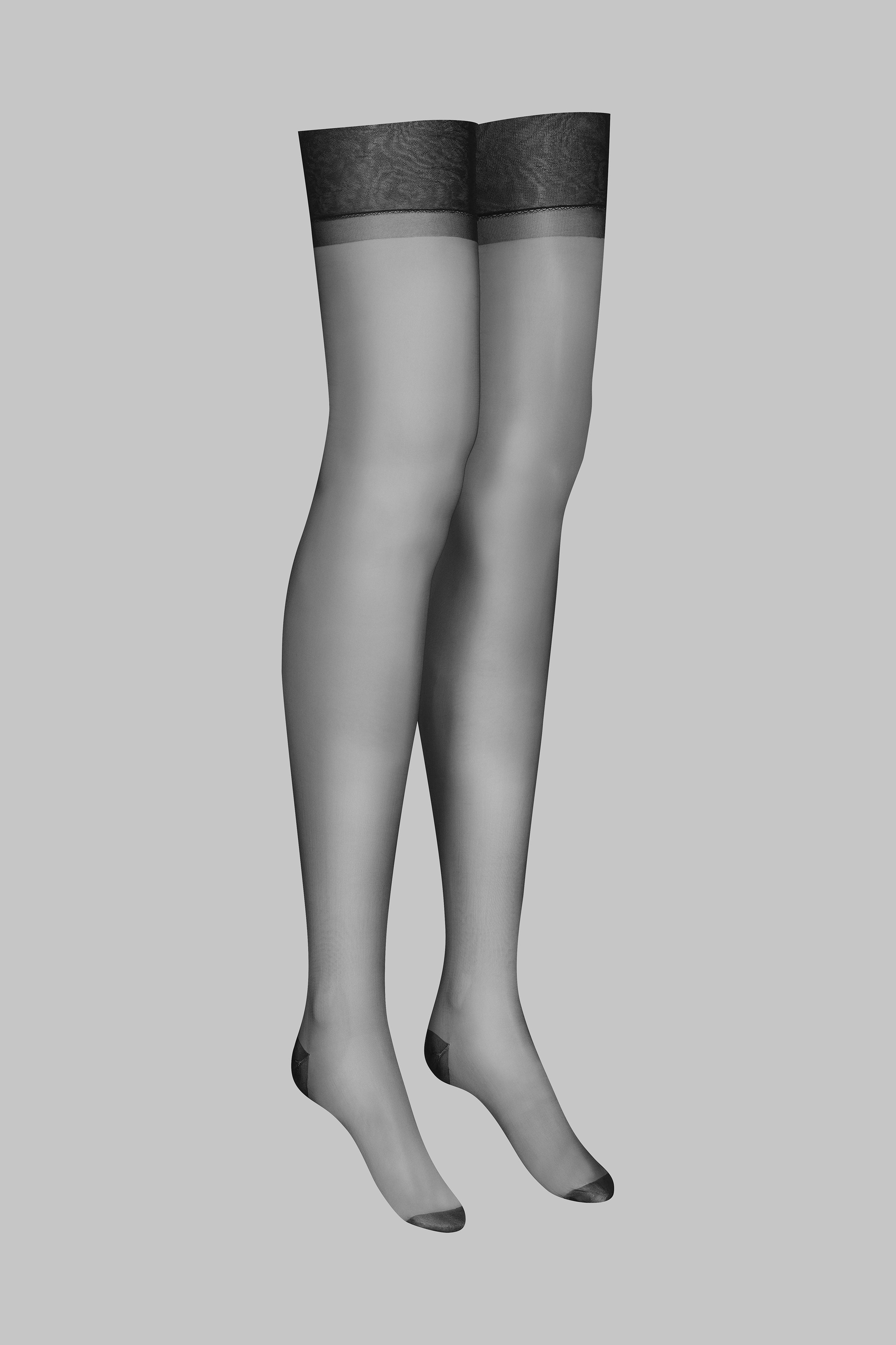 Nylonstrümpfe 15D - Schwarz - Legwear