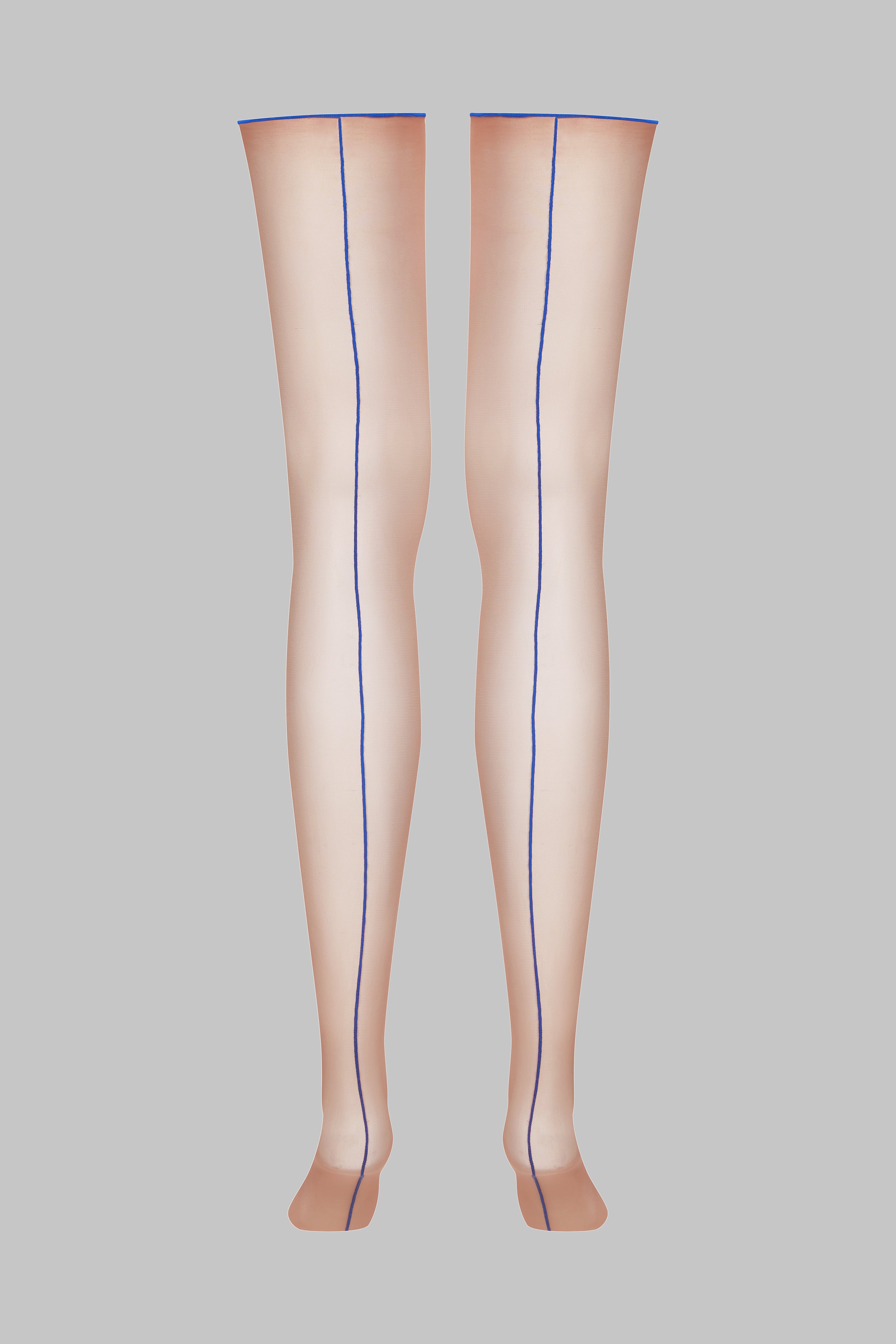 Nahtstrümpfe mit gerolltem Schnitt 20D - Legwear