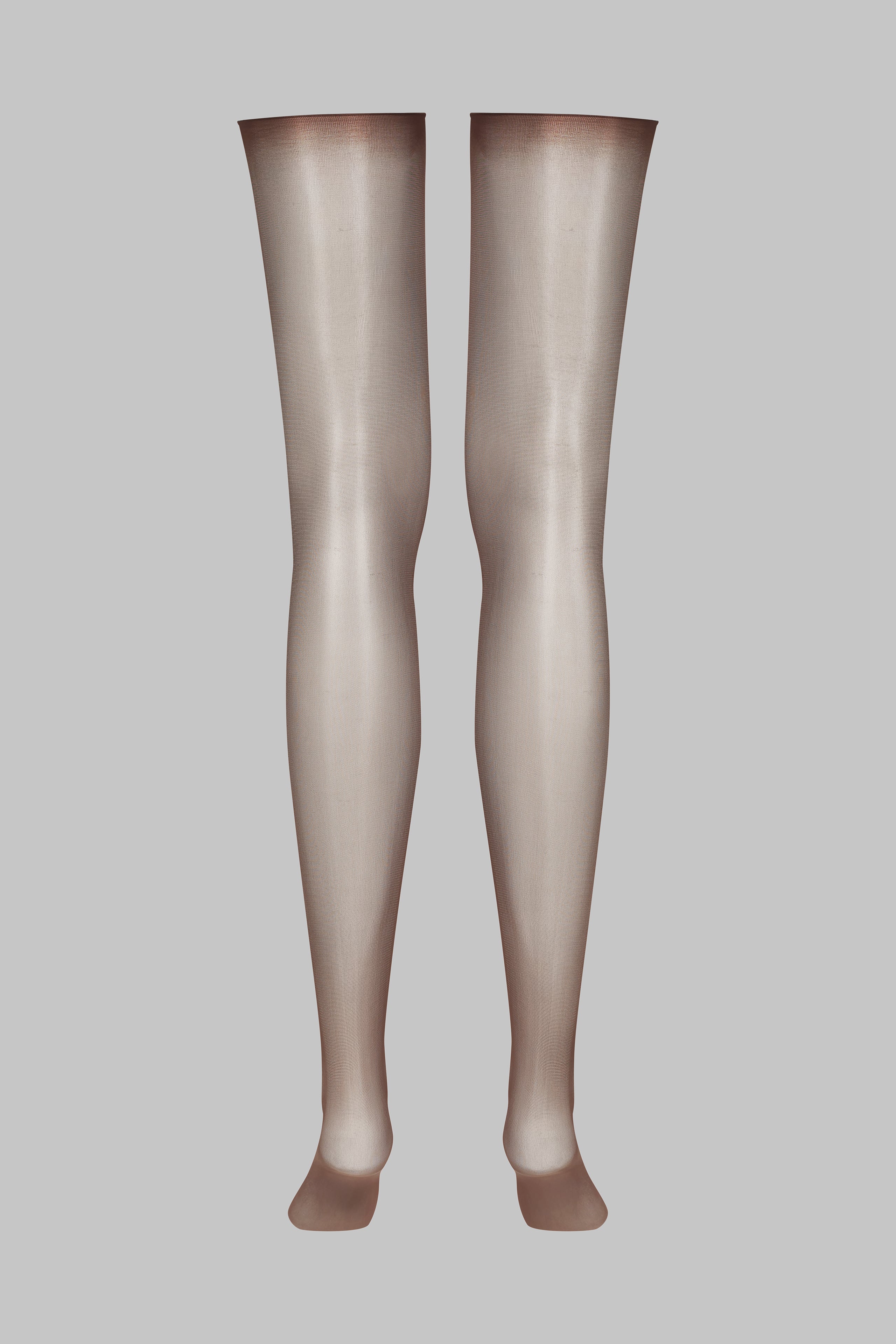 Halterlose seidenstrümpfe, gerollt 20D - Legwear