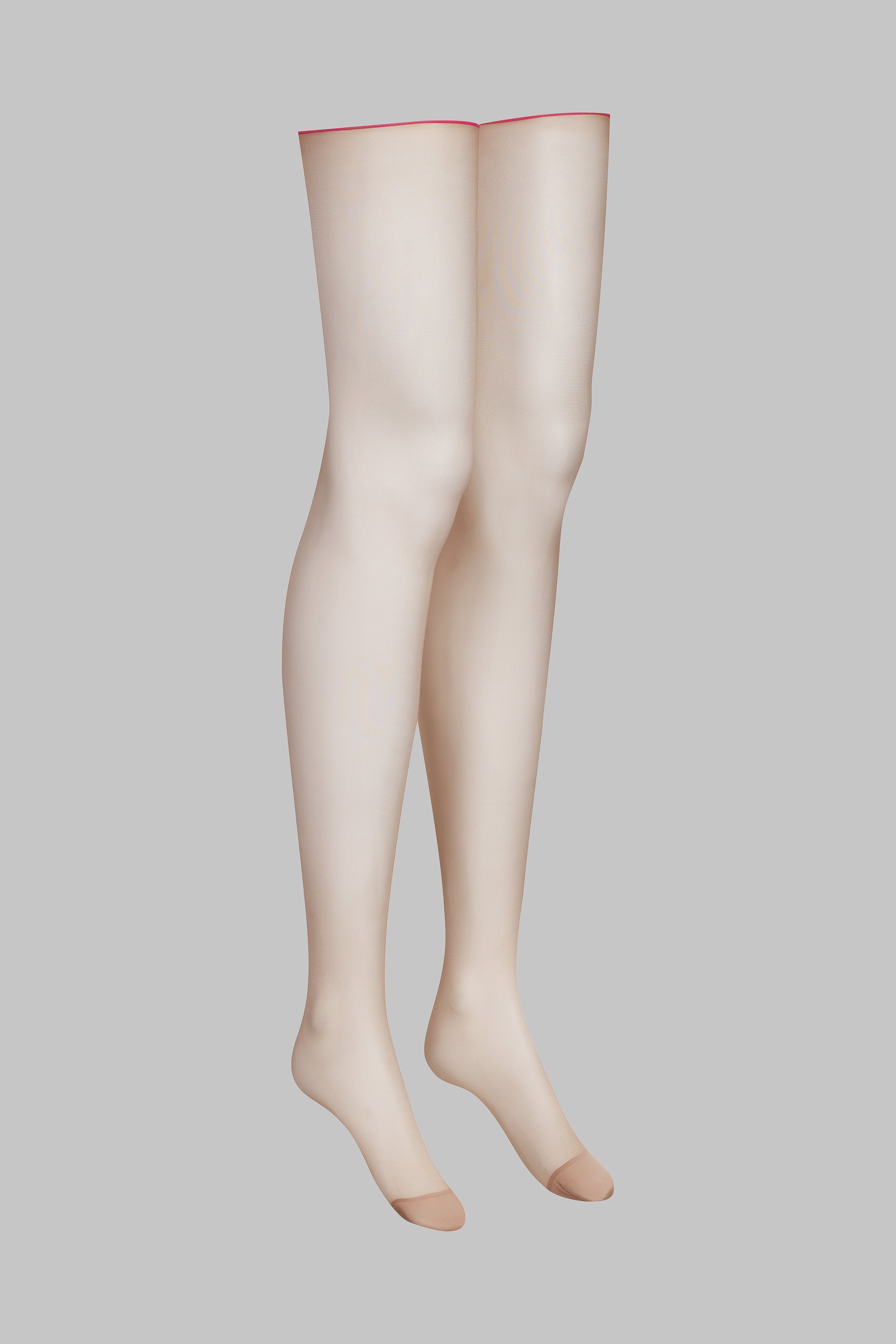 Nahtstrümpfe mit gerolltem Schnitt 20D - Legwear