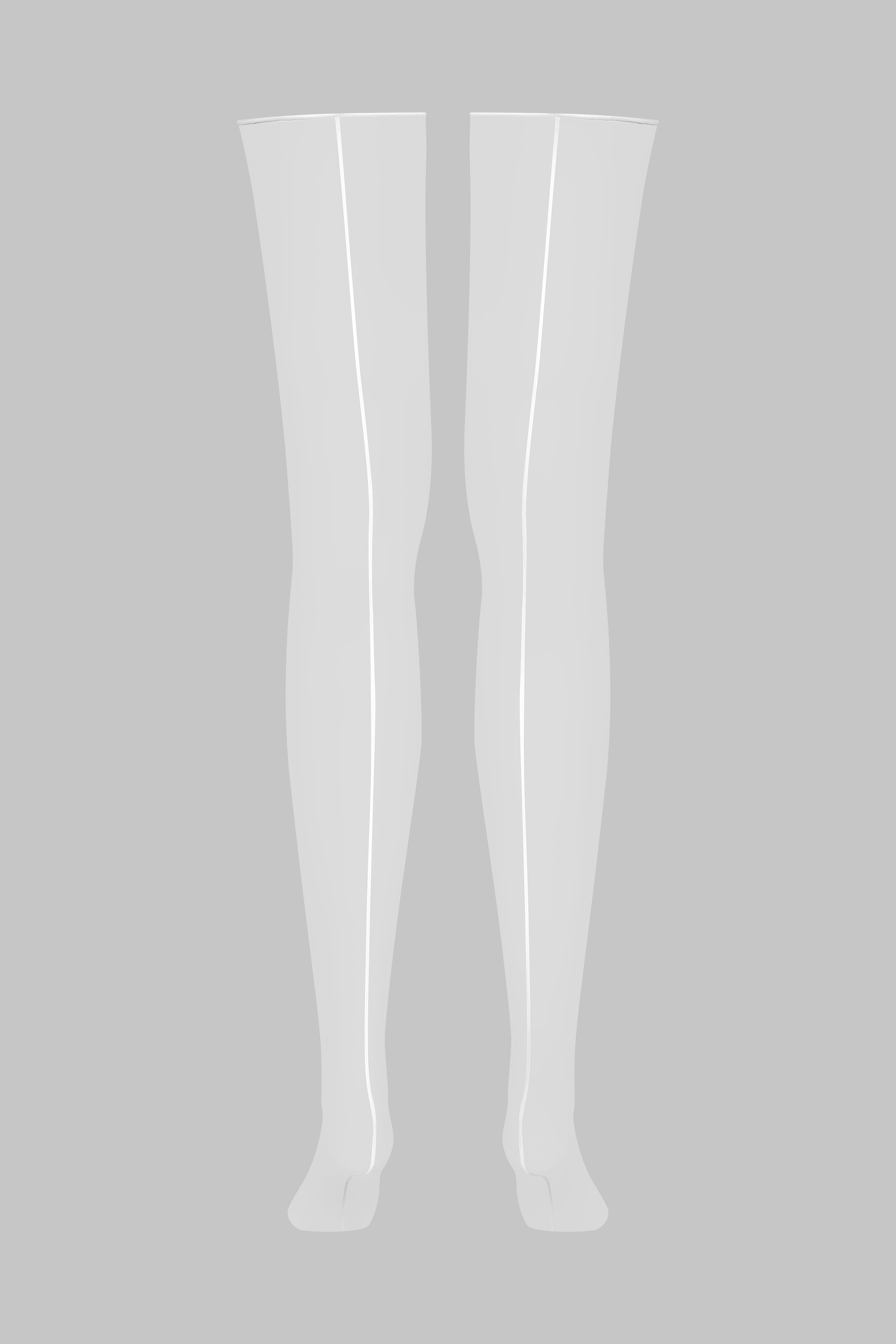 Strümpfe mit 2 Nähten gerolltem Schnitt 10D - Legwear
