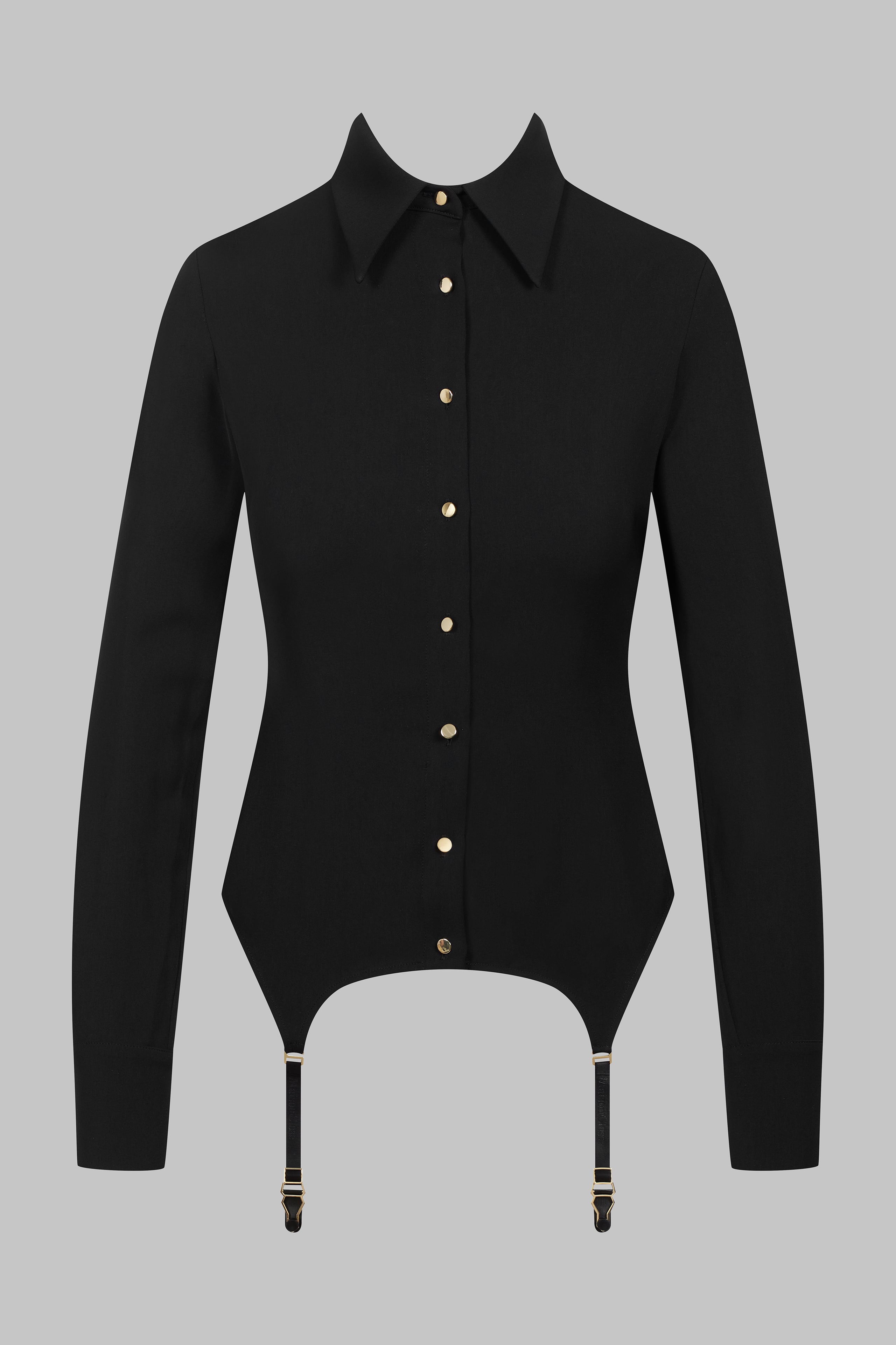 032 - Strapshemd mit Spitzenrücken