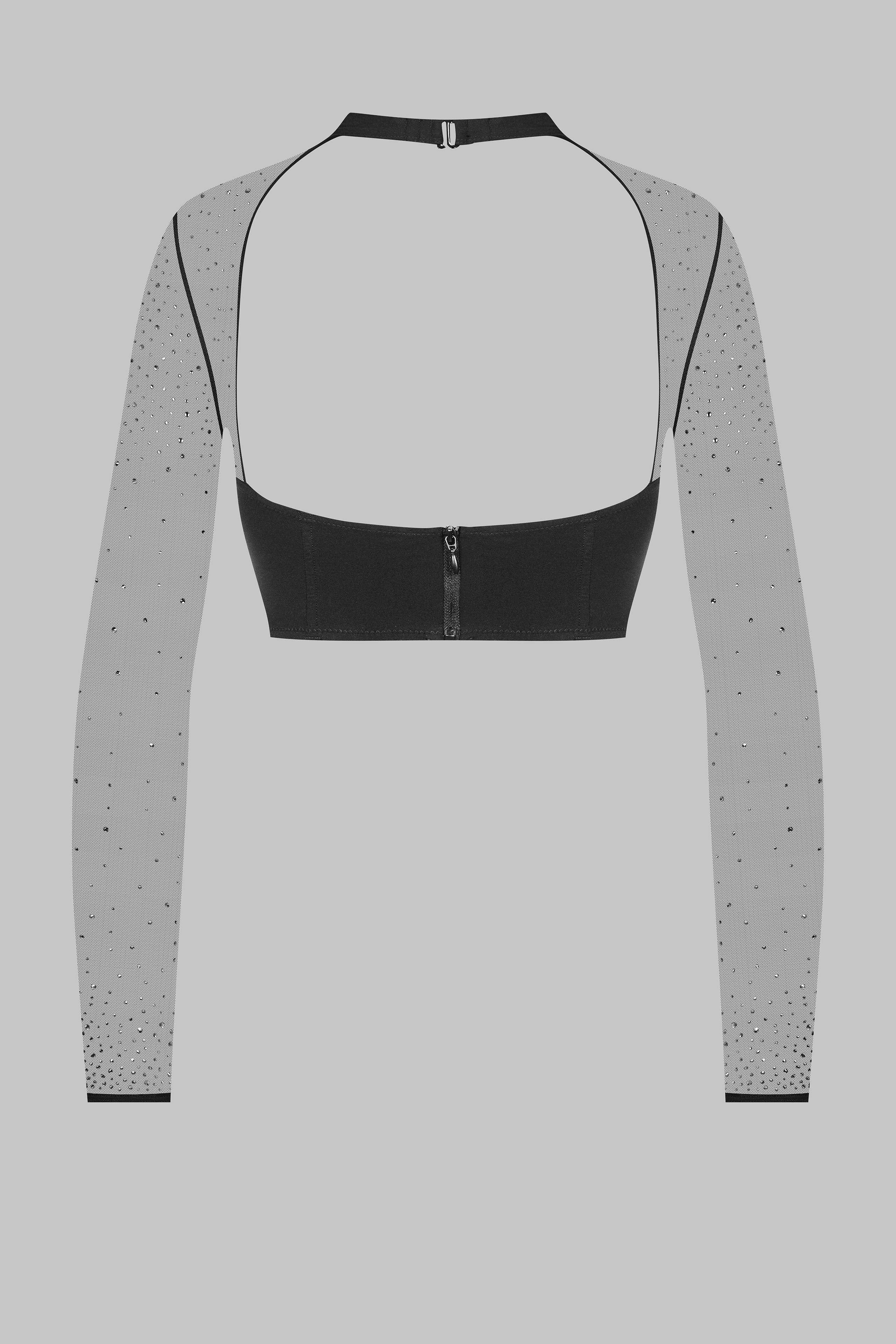 Langärmeliges Top mit Strass - 24 Secret Days