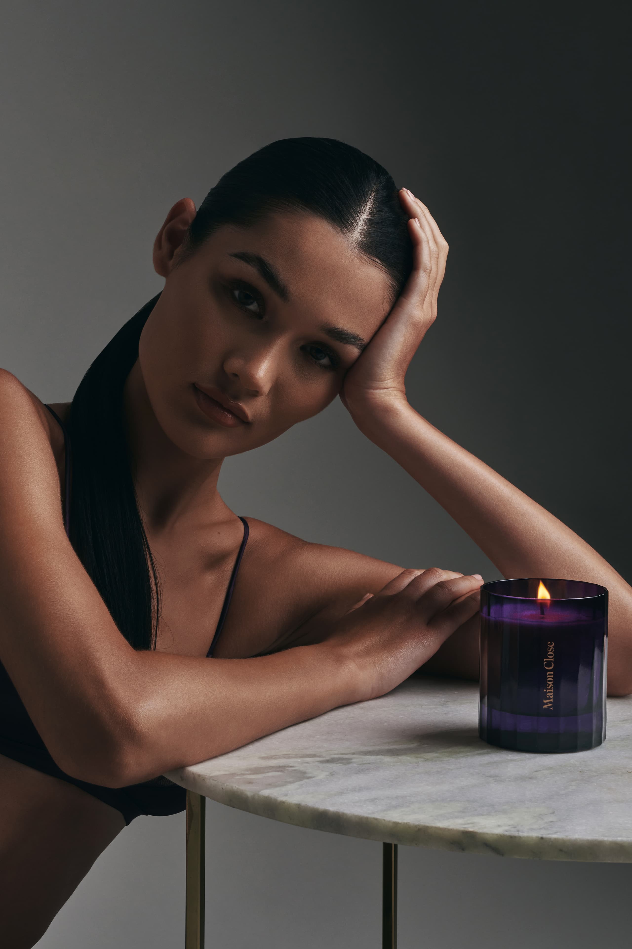 Duftkerze Puderige noten - Strip Tease