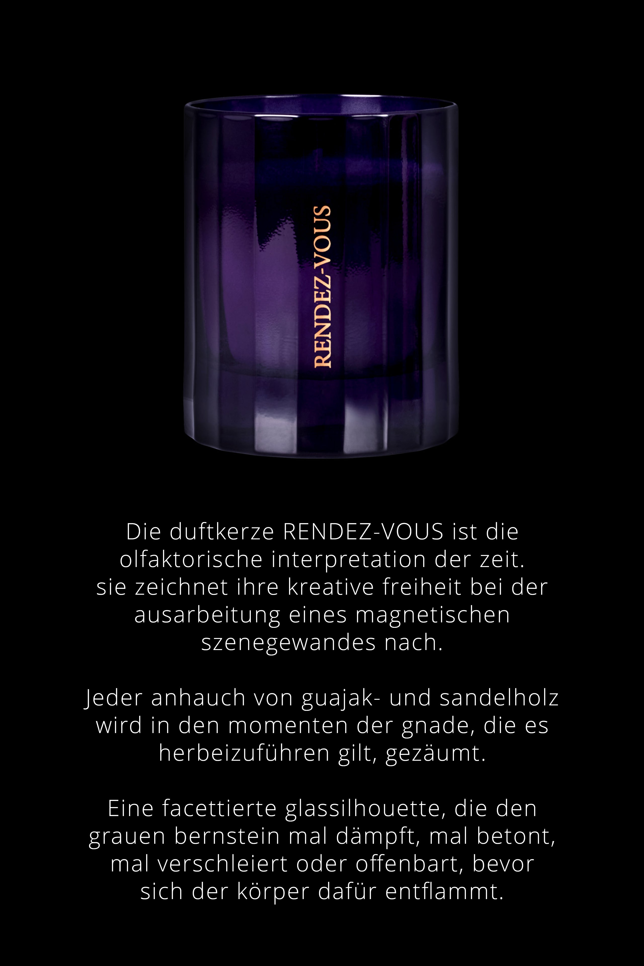 Duftkerze Moschus noten - Rendez-Vous