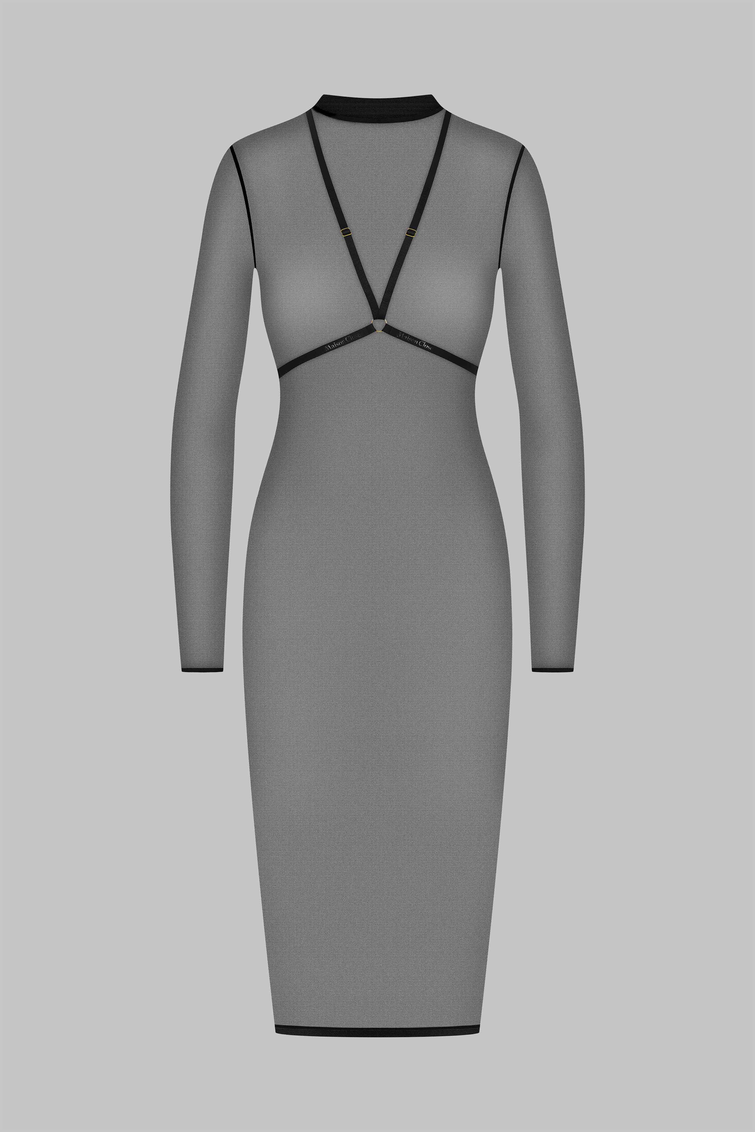 Midi-Kleid mit harness - Corps à Corps