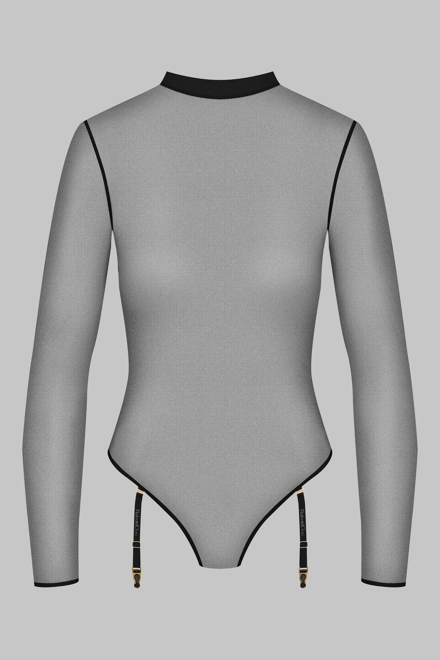 Bodystring mit Strumpfhaltern - Corps à Corps