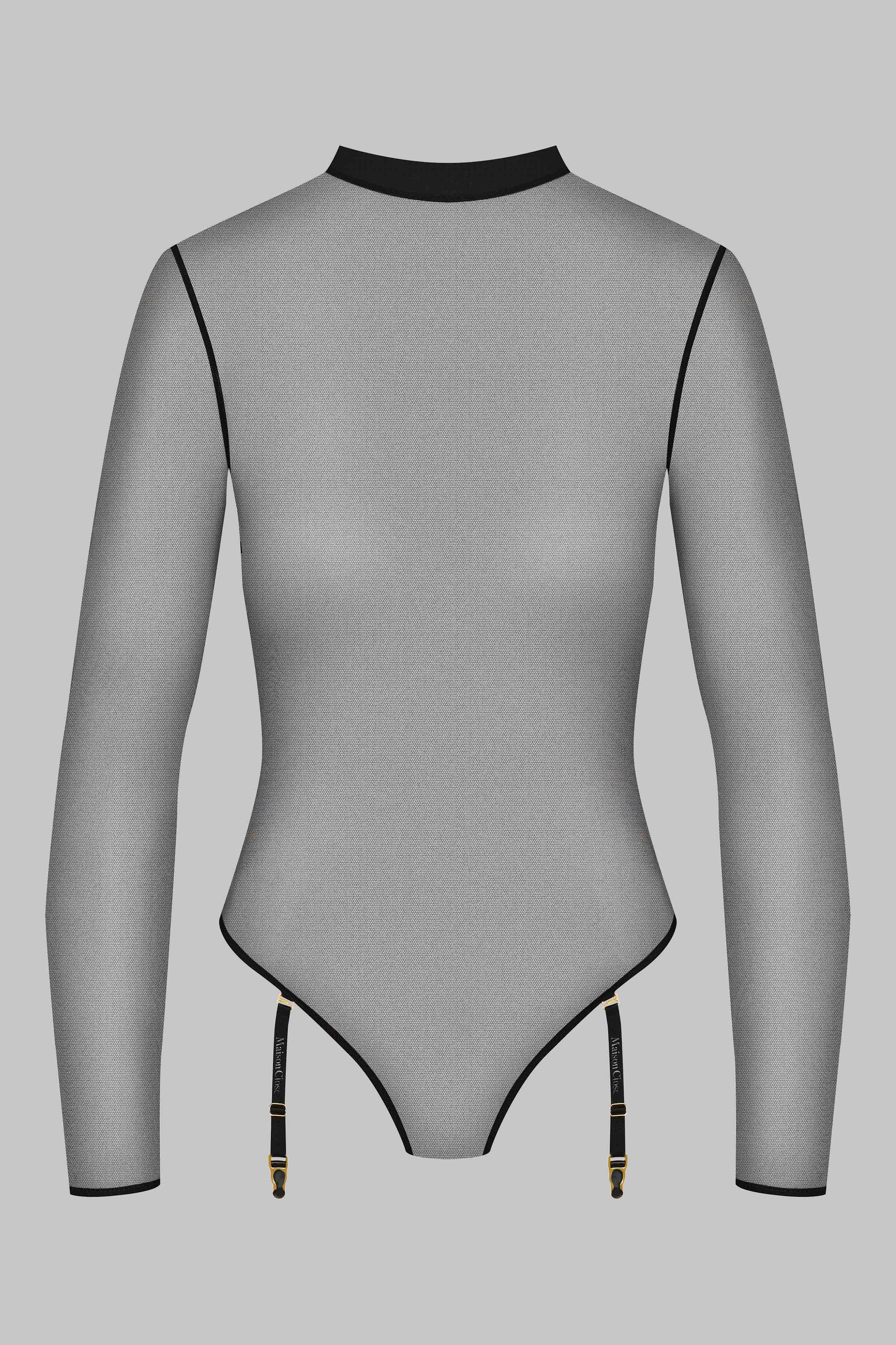 Bodystring mit Strumpfhaltern - Corps à Corps