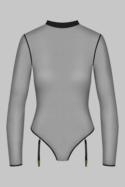 Bodystring mit Strumpfhaltern - Corps à Corps