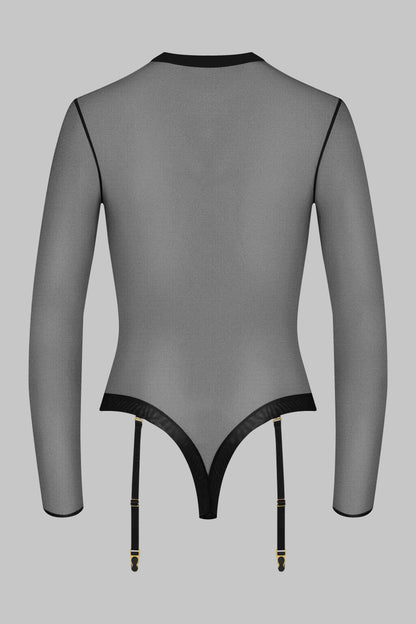 Bodystring mit Strumpfhaltern - Corps à Corps