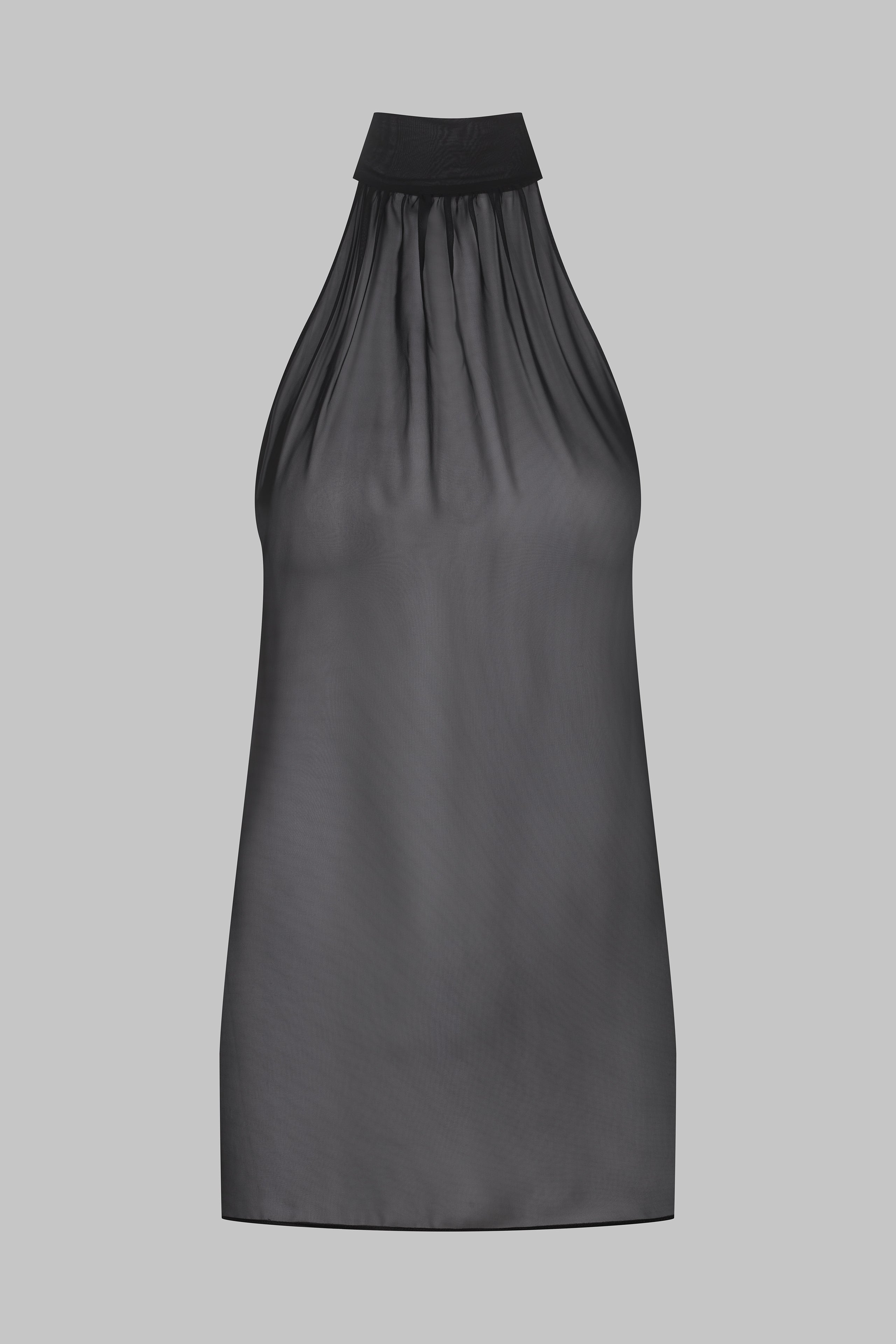 013 - Transparente Bluse aus Musselin