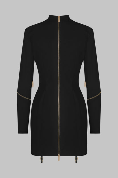 018 Reißverschluss-Kleid - Le Vestiaire
