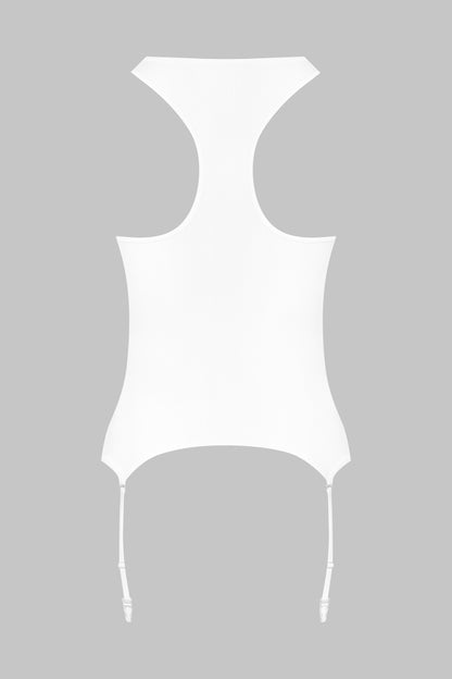 Tank Top Mit Strumpfhaltern - La Femme Amazone