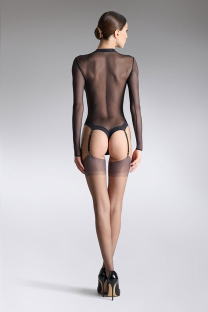 Nylonstrümpfe 15D - Grau - Legwear