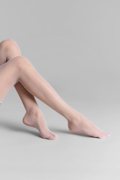 Strümpfe mit 2 Nähten gerolltem Schnitt 10D - Legwear