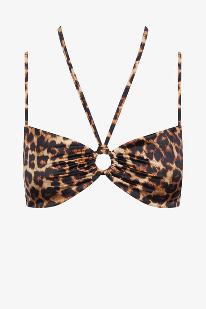 Bralette-Bikini-Top - Safari