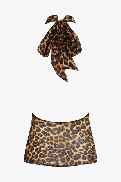 Rückenfreies Top - Safari