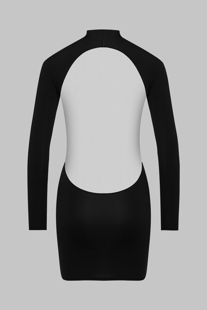 Minuit-Langarmkleid - Pure Tentation