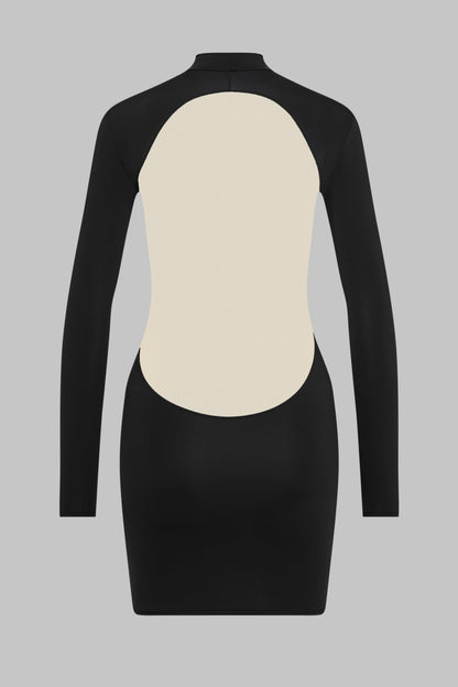 Minuit-Langarmkleid - Pure Tentation