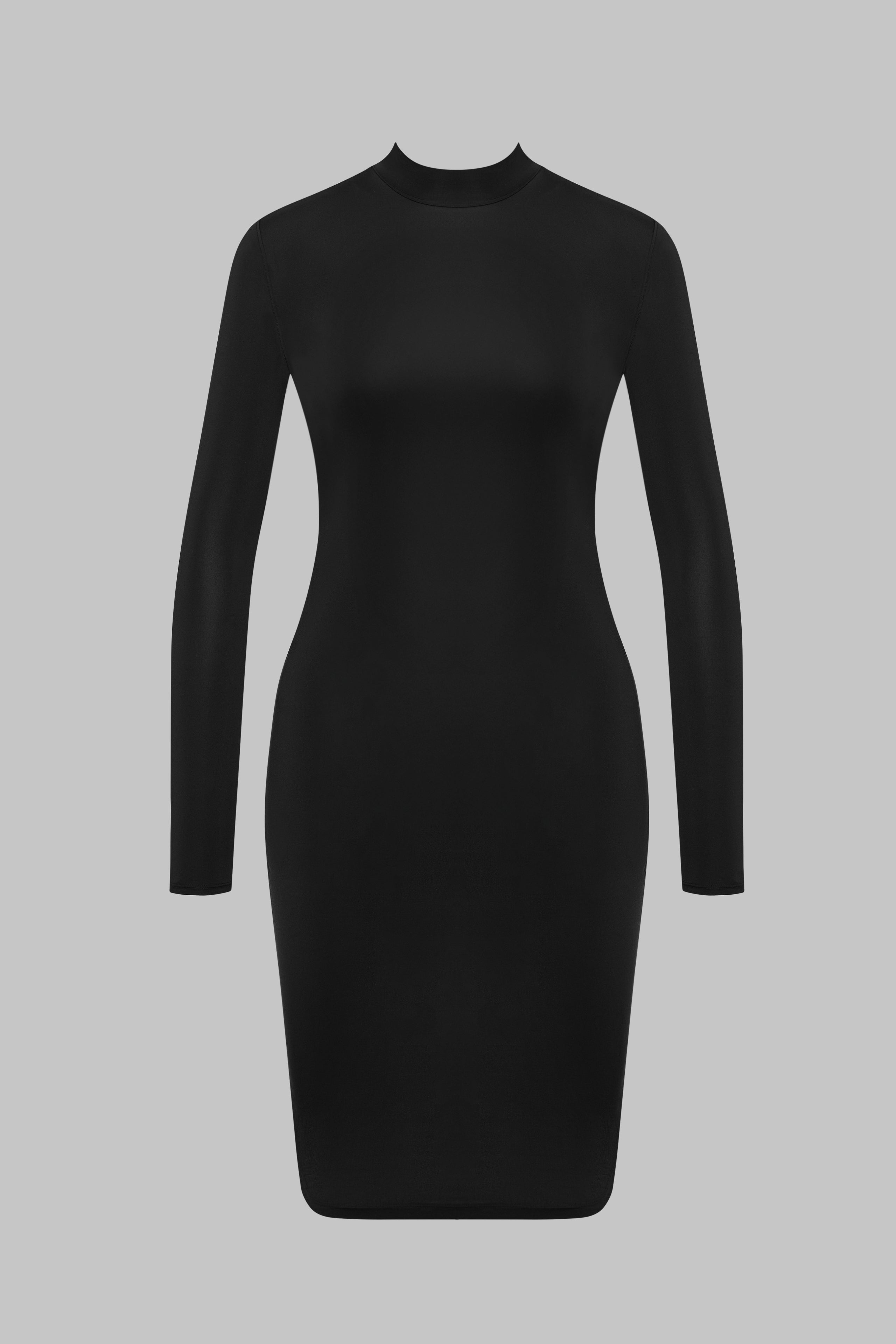 Langarmkleid mit transparentem Rücken - Pure Tentation