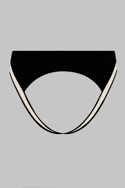 Hochtaille-Slip mit Öffnung - Pure Tentation