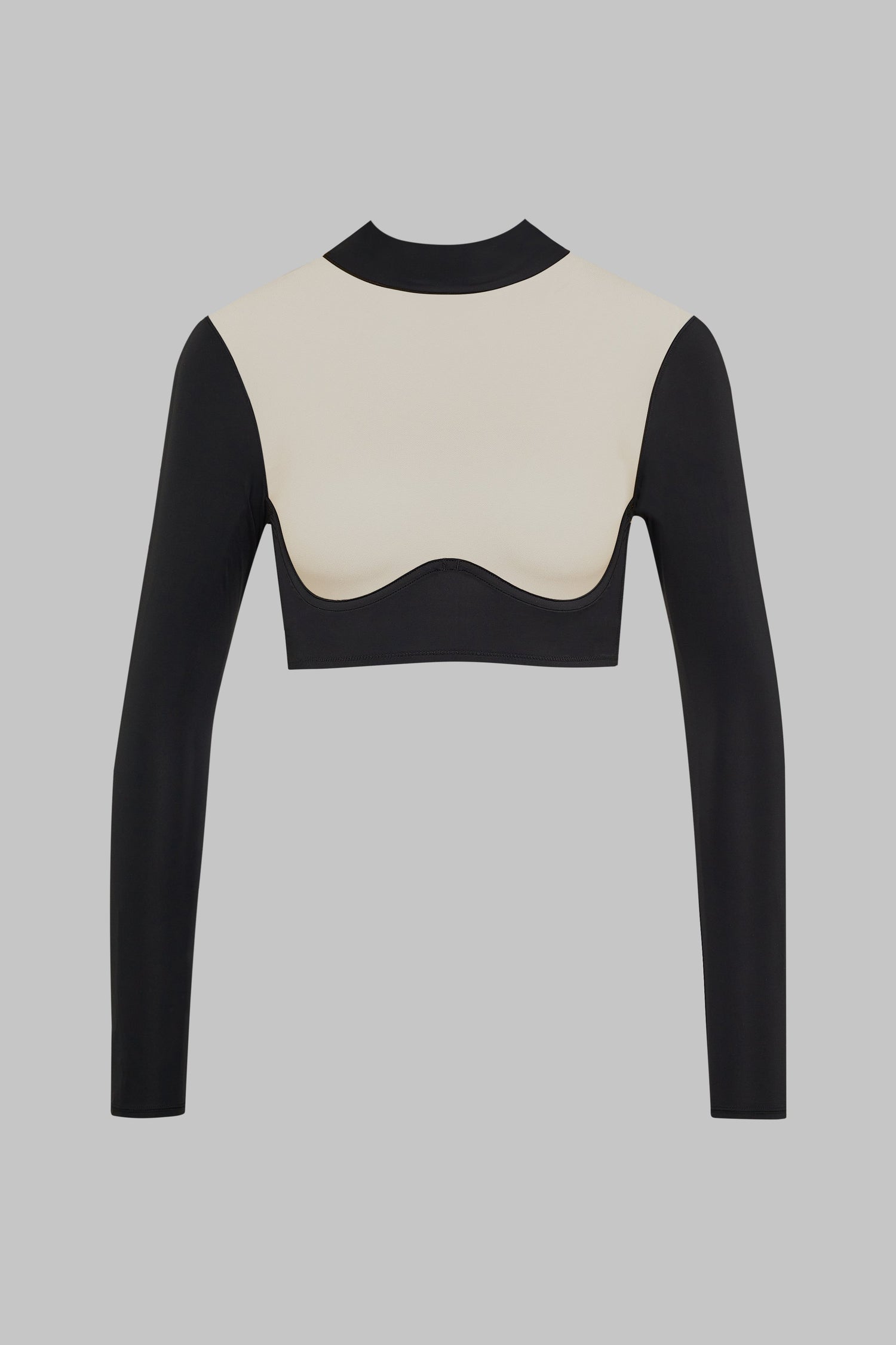 Transparenter Langarm-Top - Pure Tentation