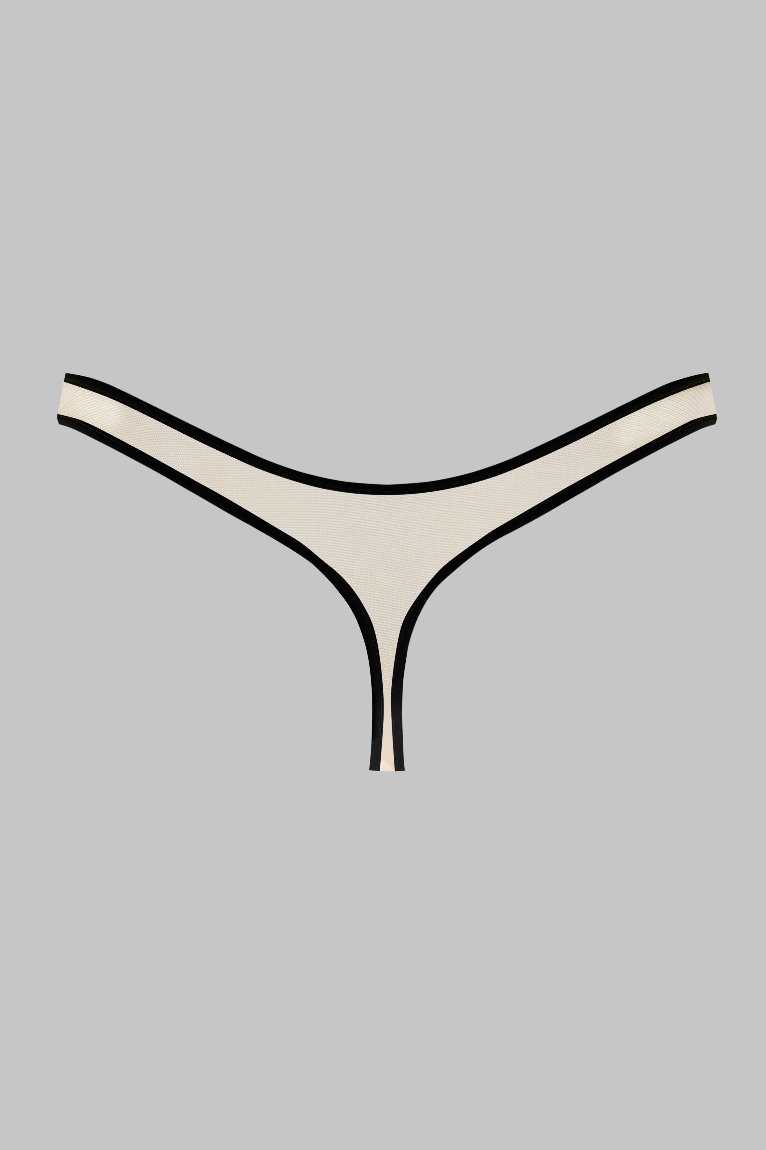 High-Cut Transparent String - Pure Tentation