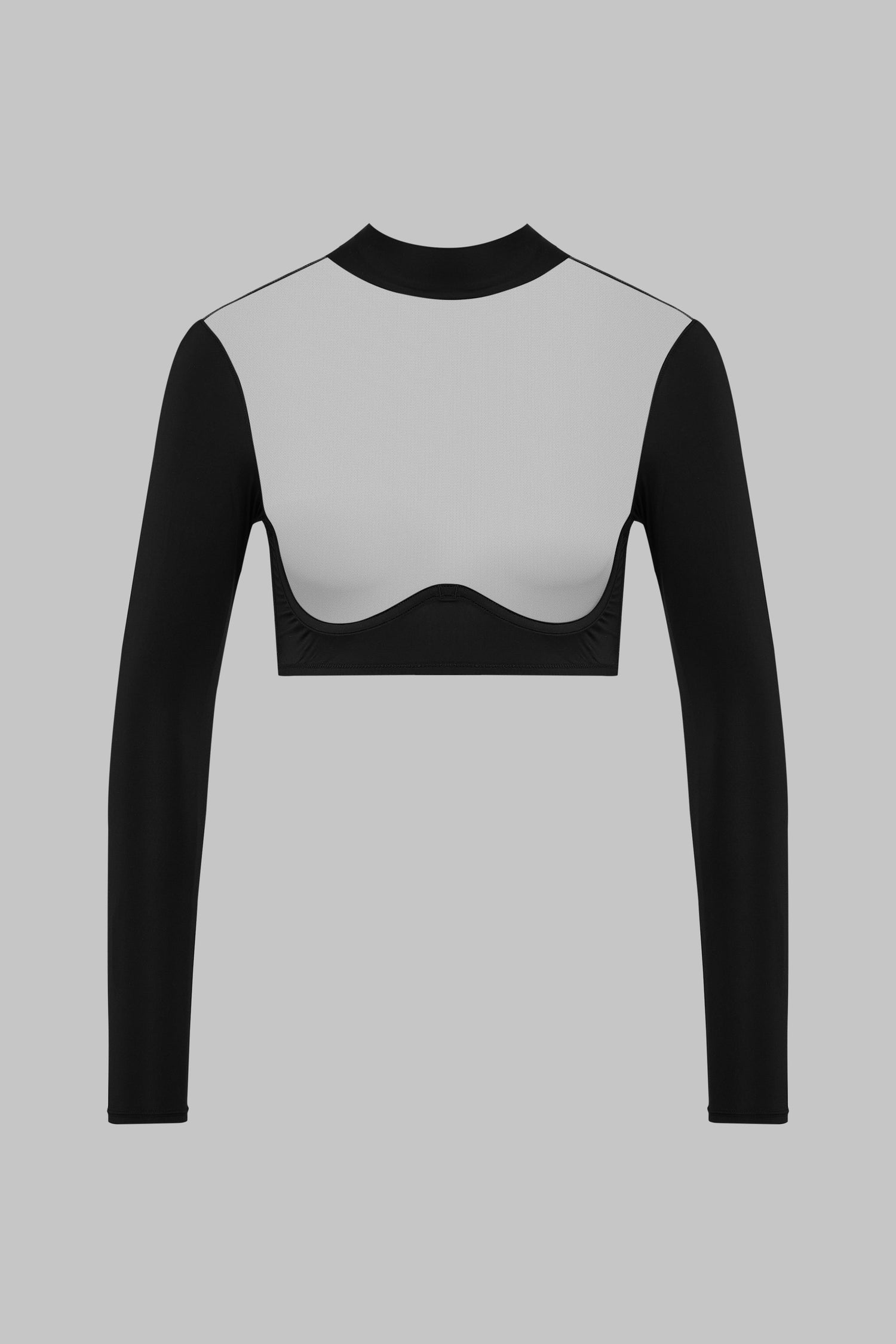 Transparenter Langarm-Top - Pure Tentation