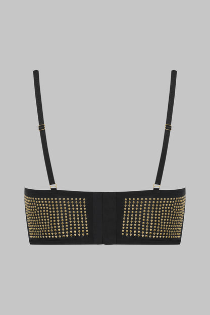 Gepunkteter Bustier-BH 