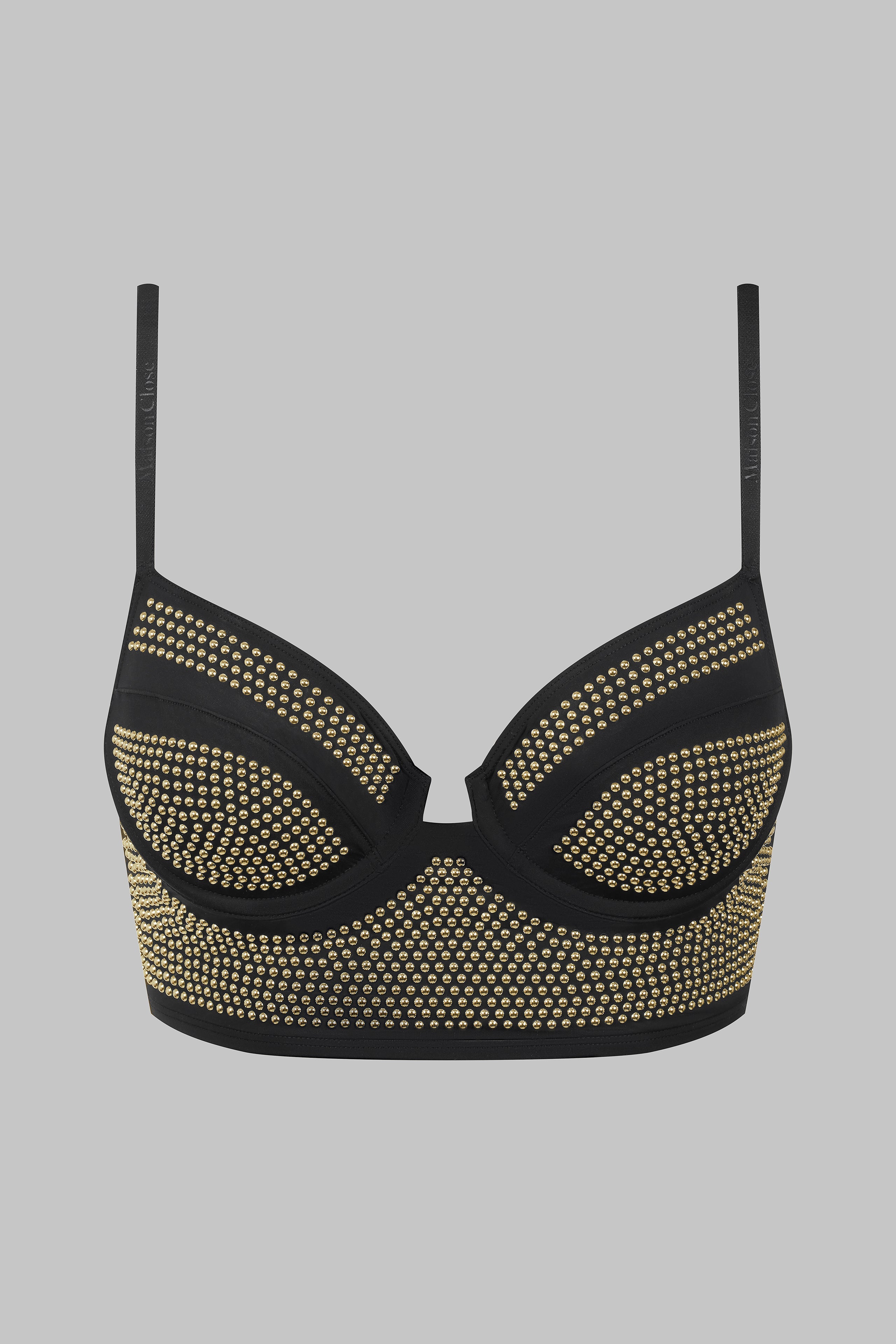 Gepunkteter Bustier-BH 