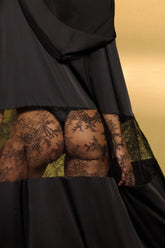 Spitzen-Cape mit Durchblick 