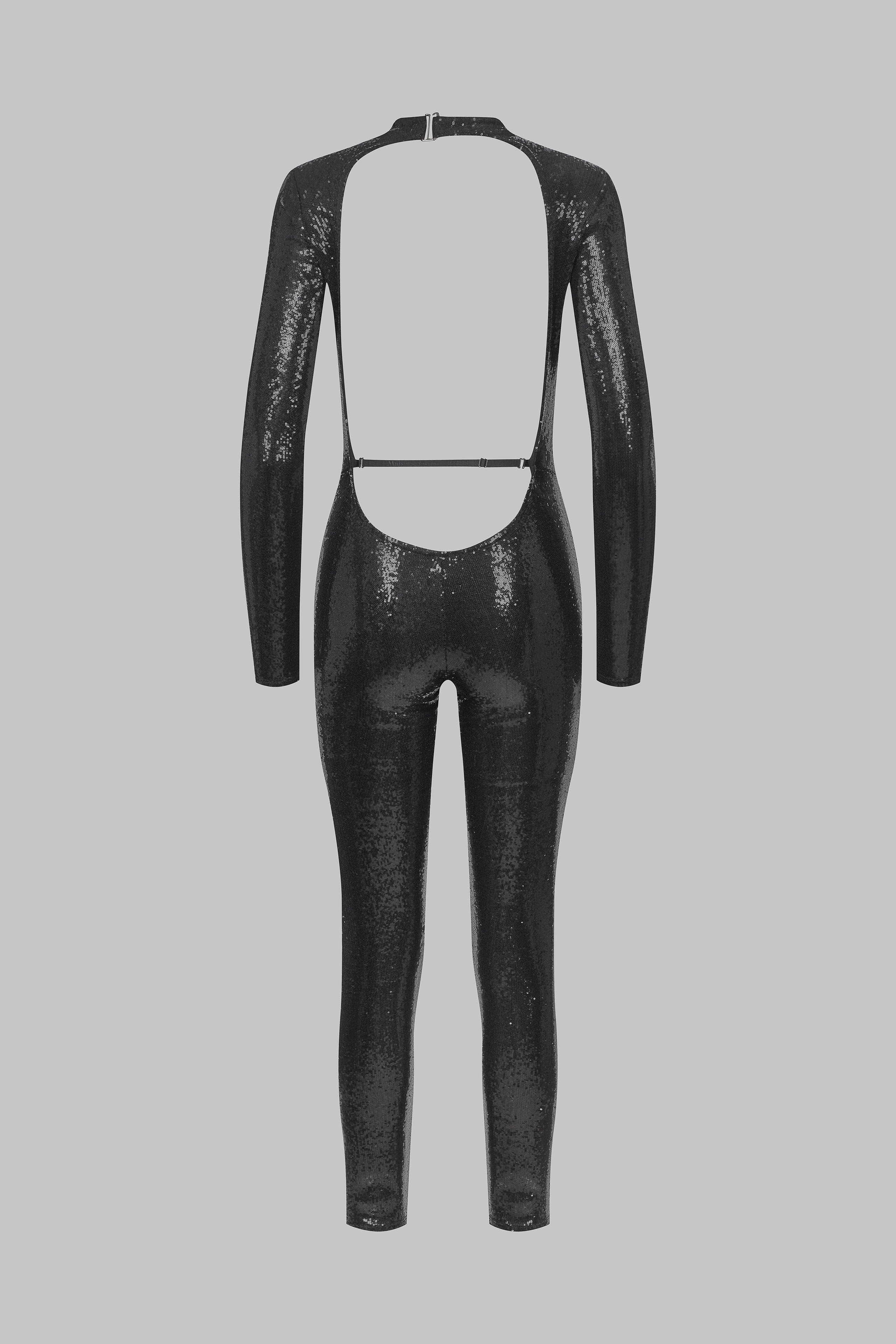 Jumpsuit Pailletten met open rug - 24 Secret Days