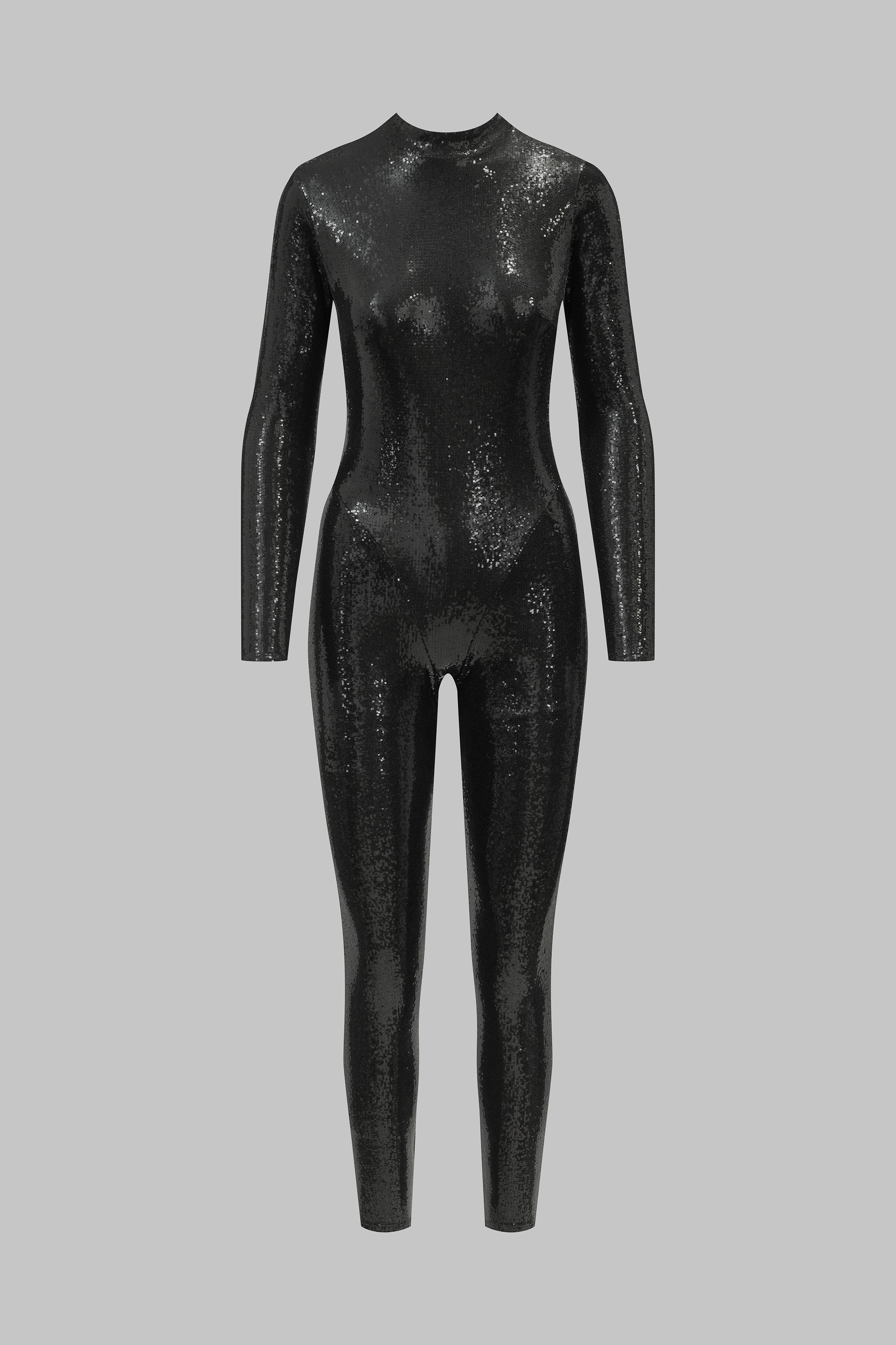 Jumpsuit Pailletten met open rug - 24 Secret Days