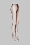 Glänzende Strumpfhose 10D - Braun - Les Coquetteries