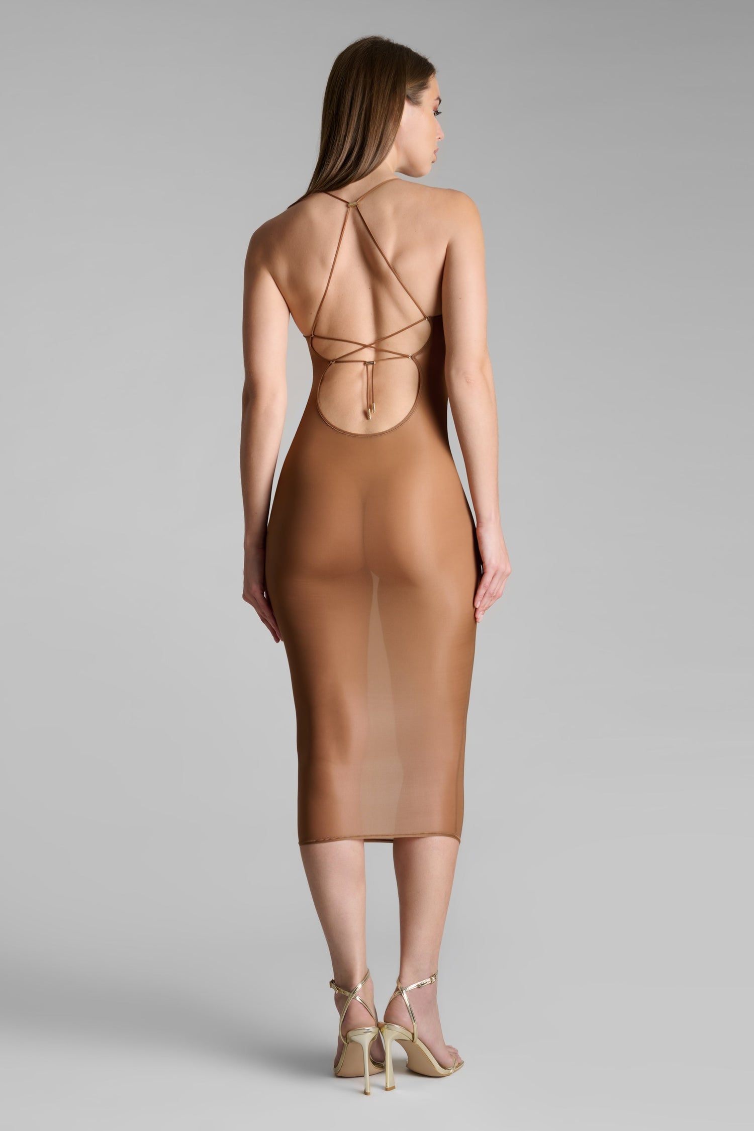 Midikleid mit offenem Rücken - French Kiss Light