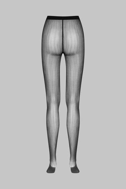 Strumpfhose Illusion Streifen - Legwear