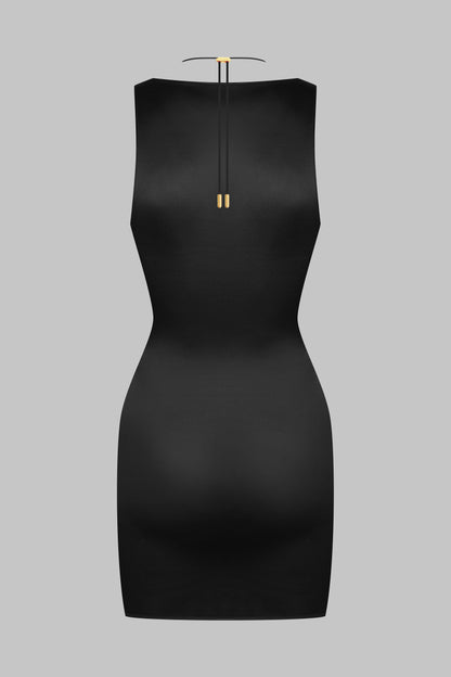 Kurzes Kleid mit V-Ausschnitt - French Kiss