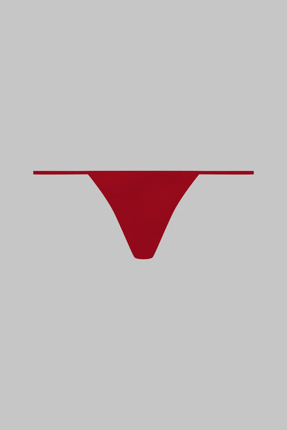 Bänder-micro-string - Rot - LES INVISIBLES