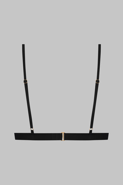 Glänzender Triangel-BH 